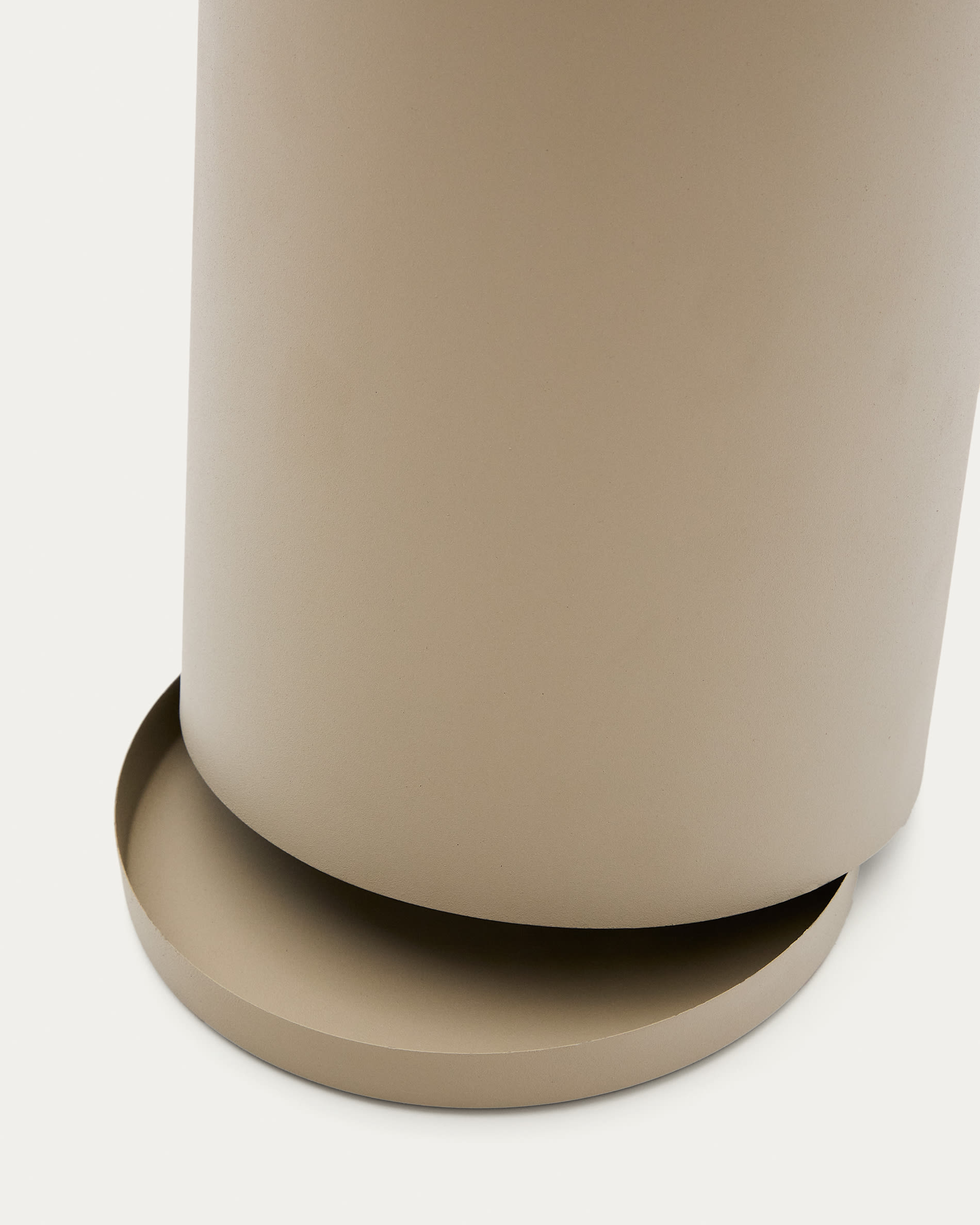 Atin beige metal small umbrella stand