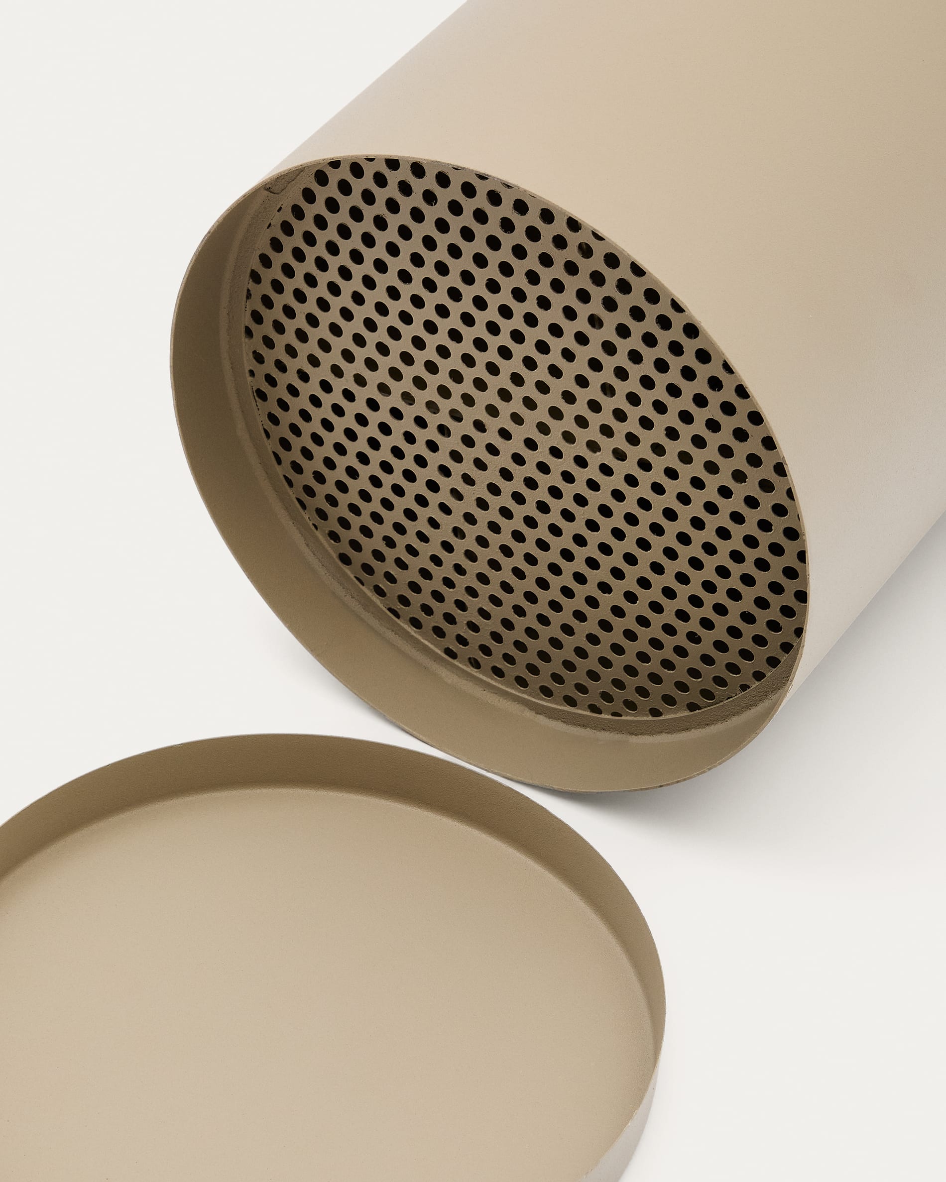 Atin beige metal small umbrella stand