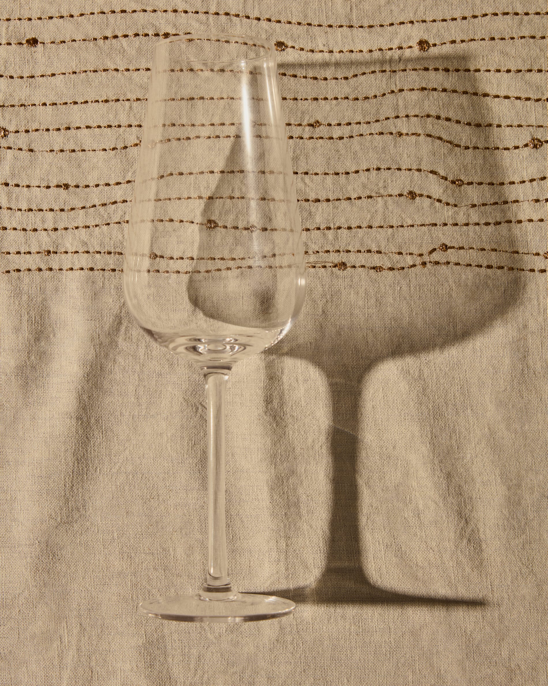 Altira champagne flute in transparent glass, 26 cl