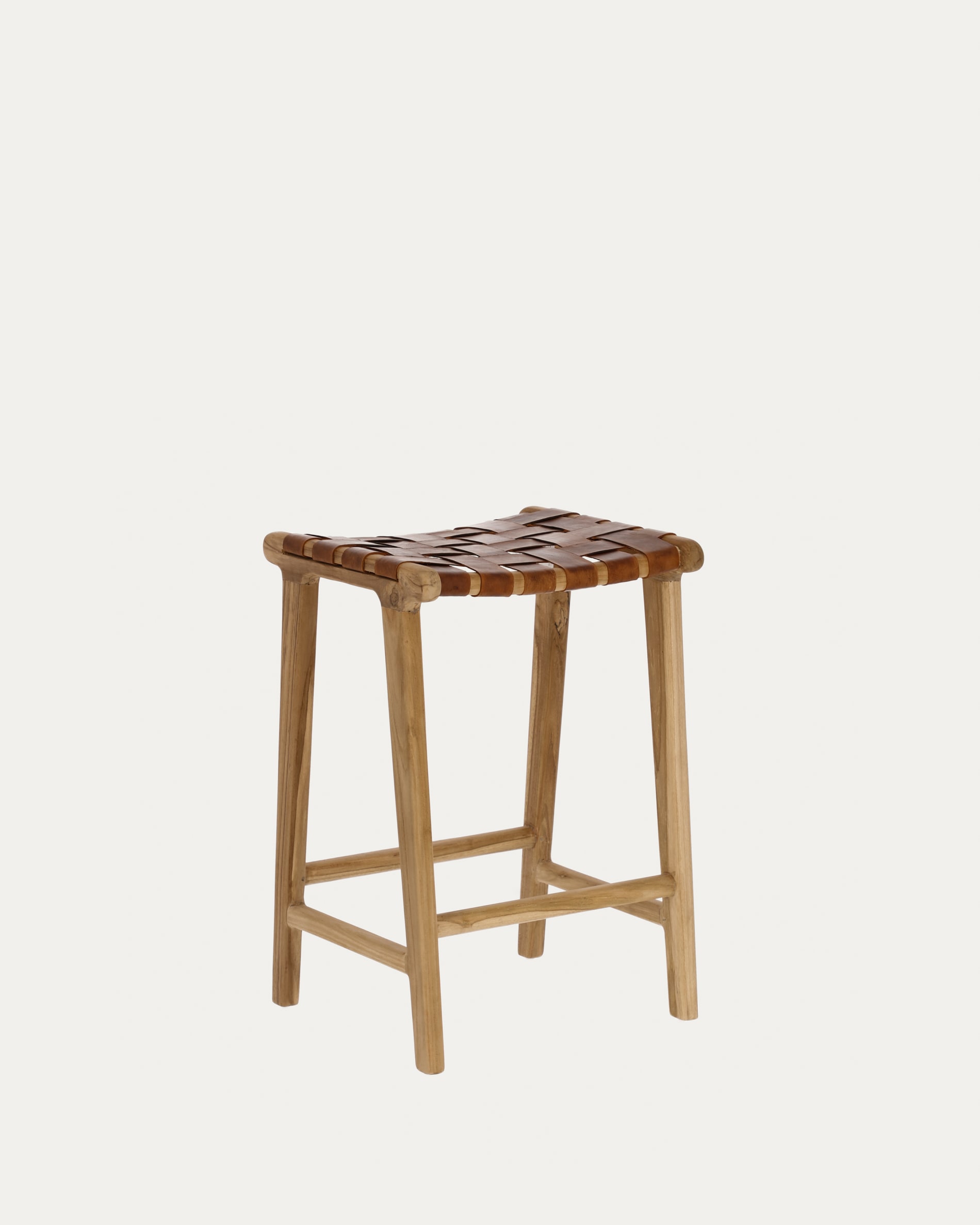 Taburete De Baño De Teca Maciza 51x51x40,5 Cm - Hecho A Mano, Resistente A La Humedad, Ideal Interior Y Exterior