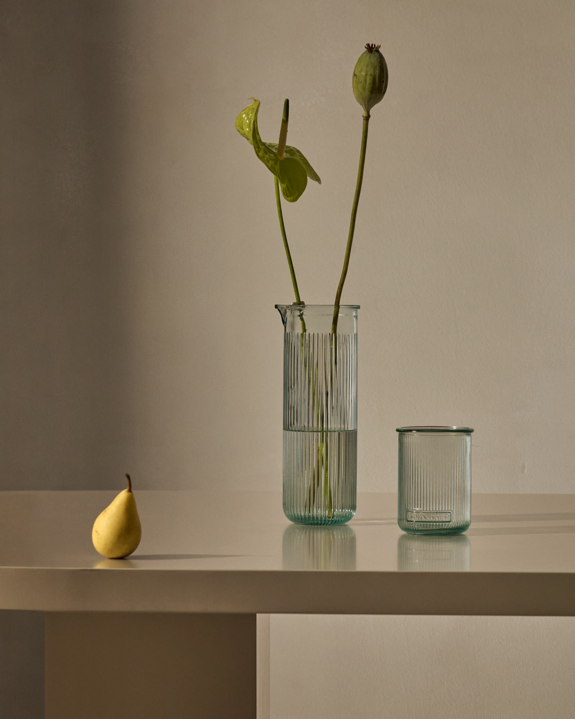 Milma transparent recycled glass