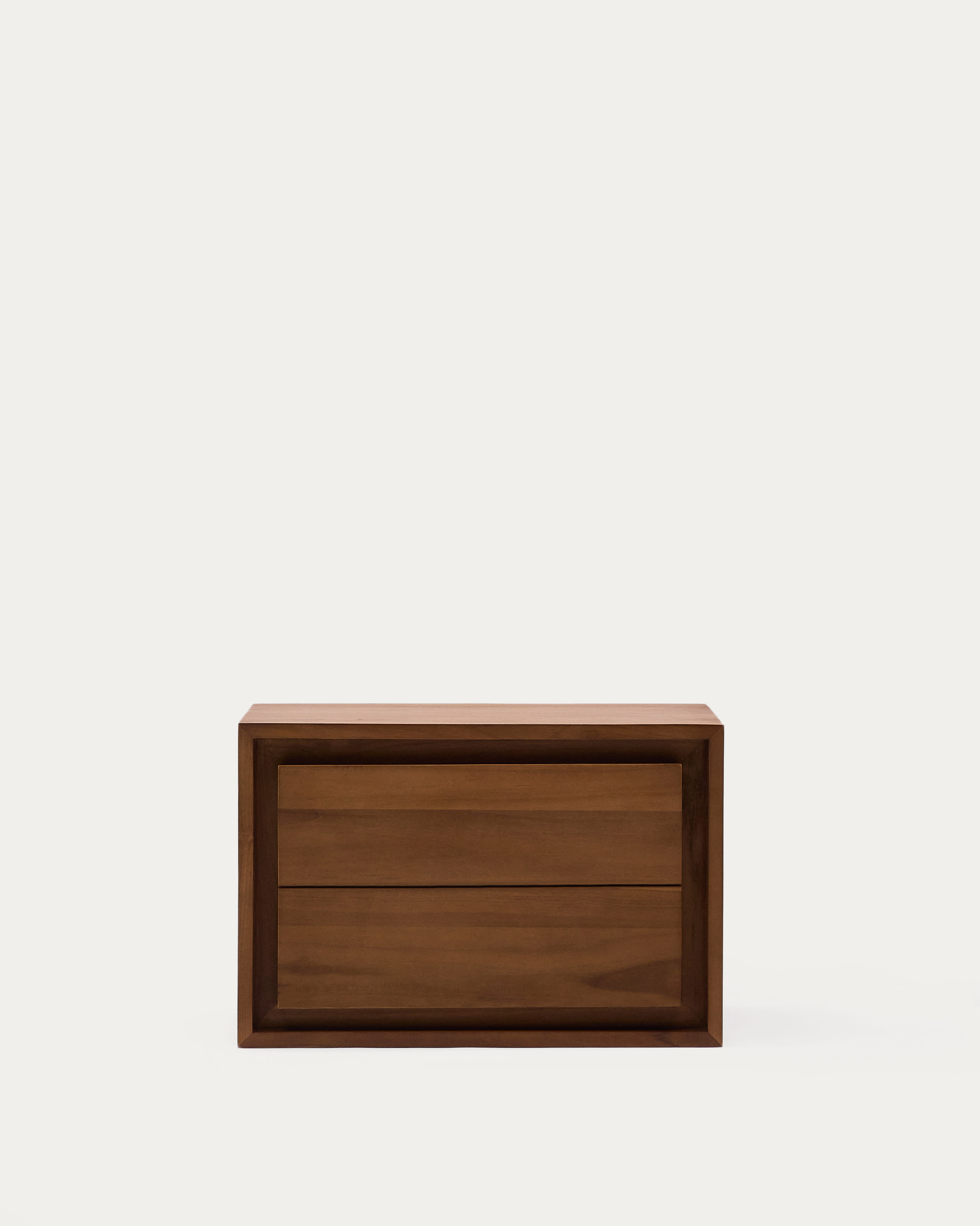 Kenta bathroom furniture in solid teak wood with a walnut finish, 60 x 45 cm