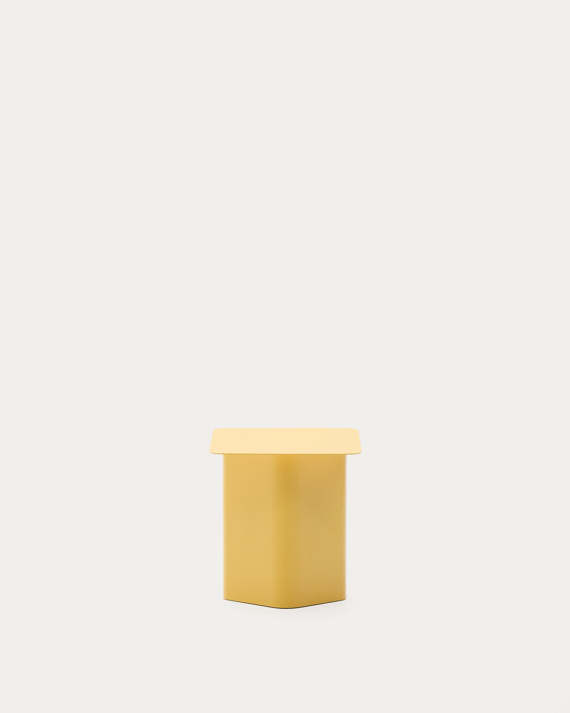 Arvin yellow iron side table 42 x 42cm