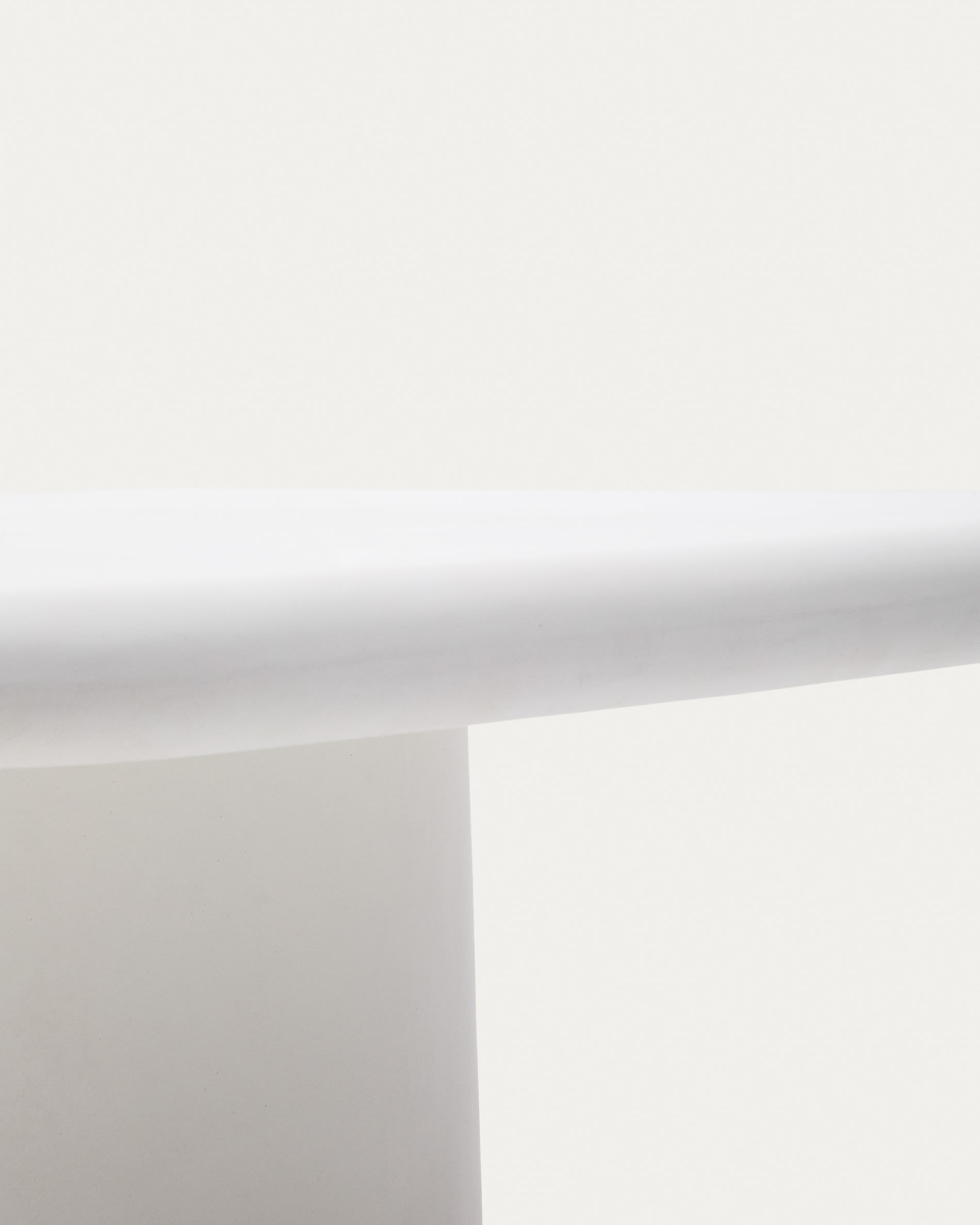 Addaia white cement table 135 x 135cm