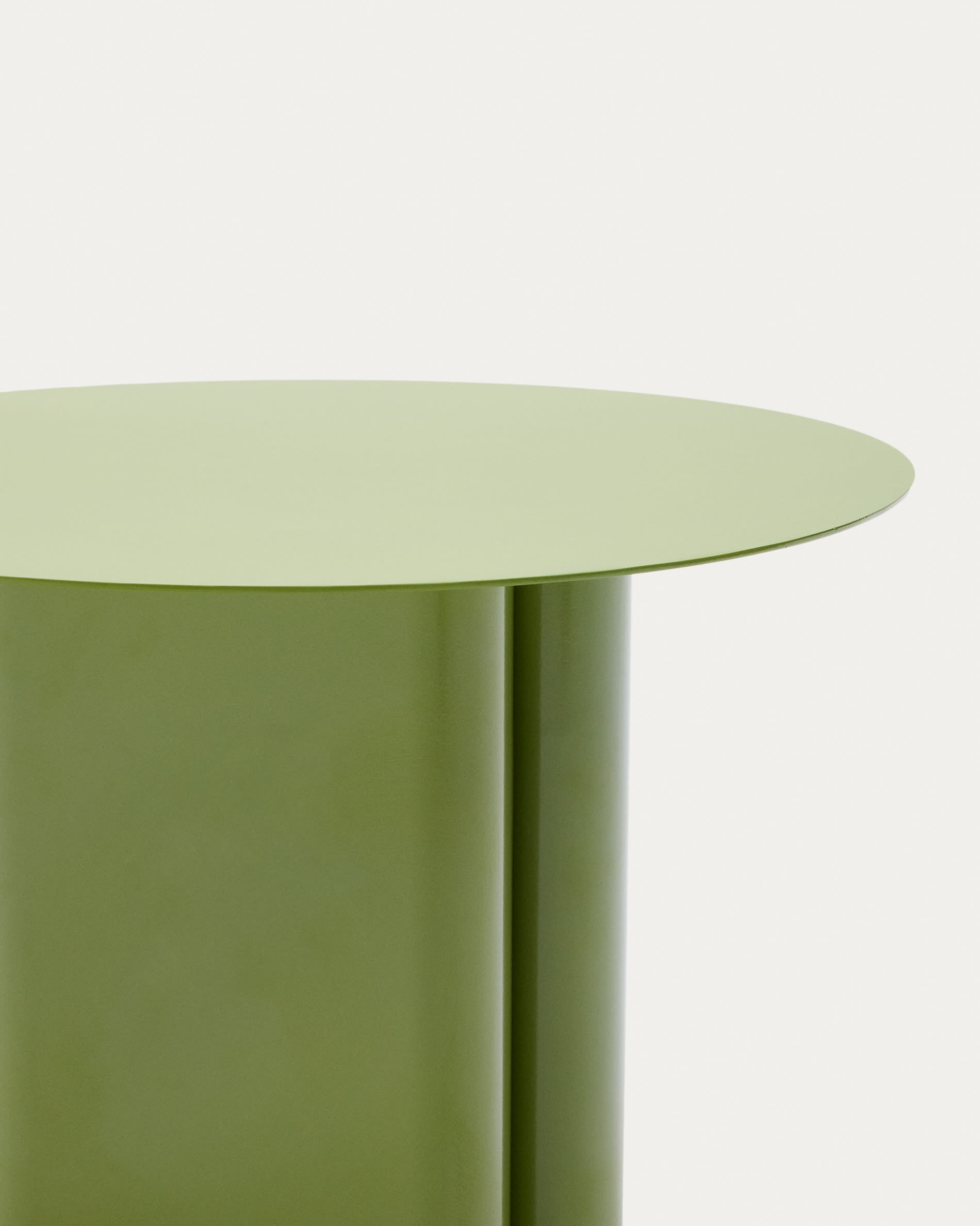 Arvin green iron side table Ø 55cm
