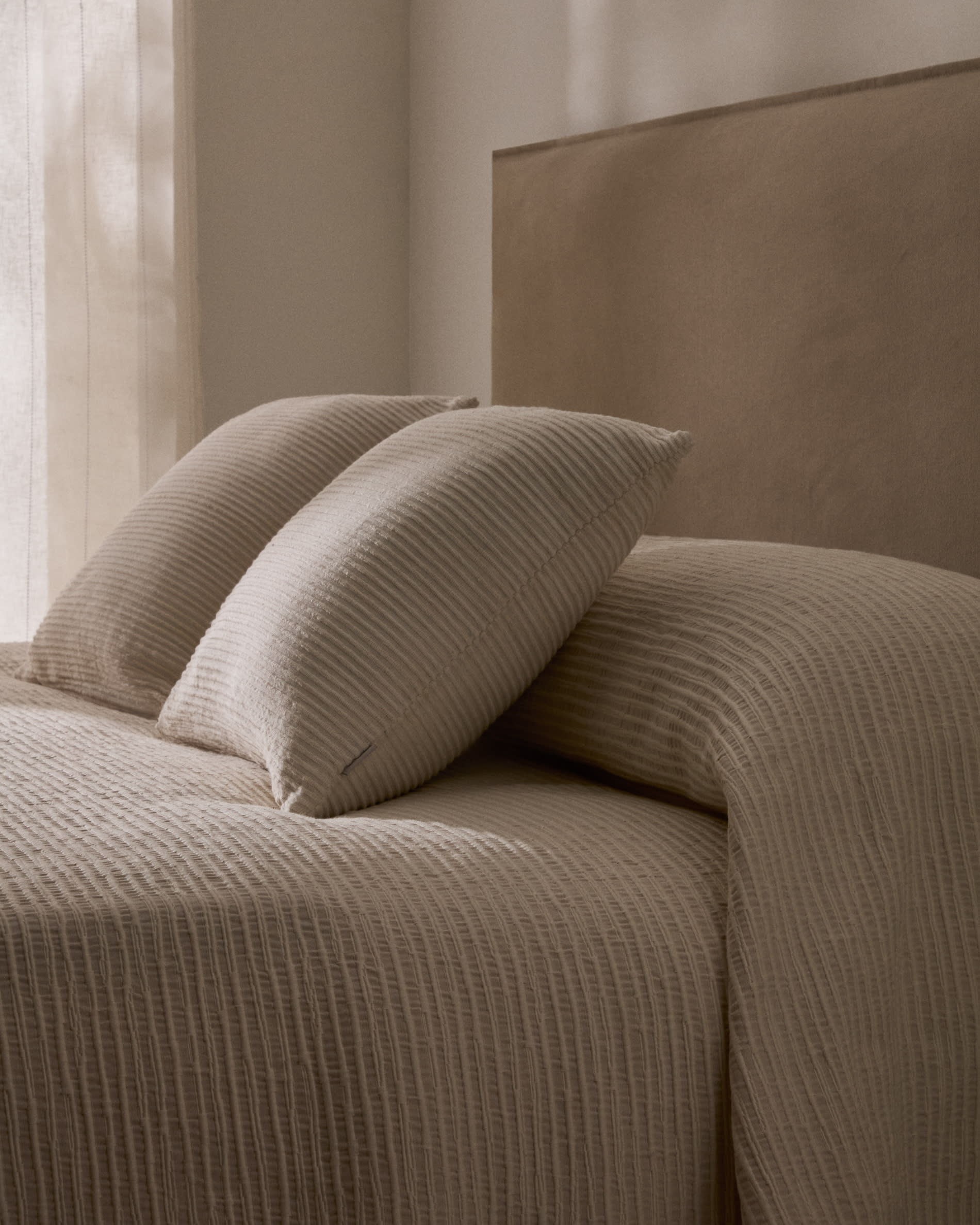 Bedar 100% cotton beige quilt for 90/135 cm bed