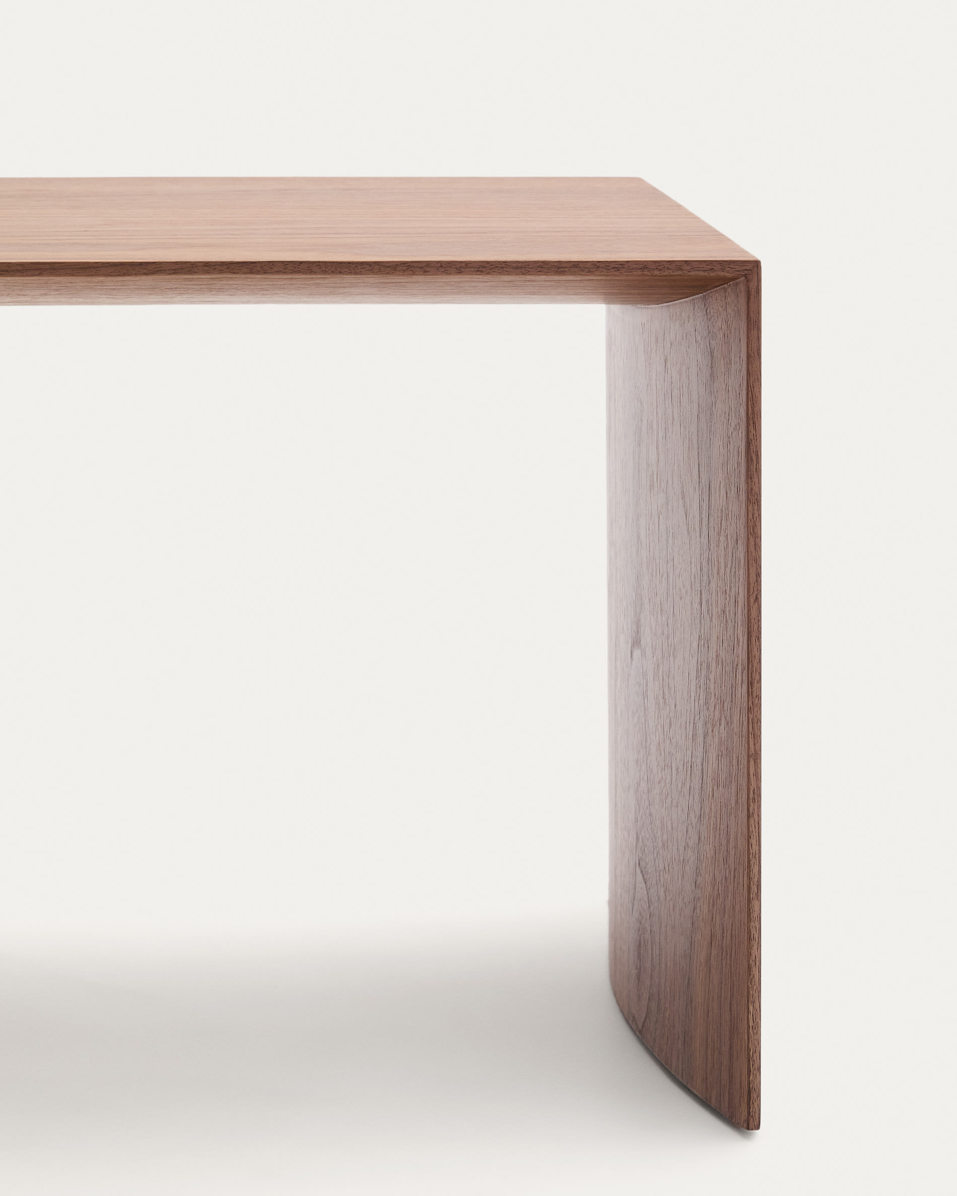 Litto walnut veneer FSC Mix Credit side table, 55 x 40 cm