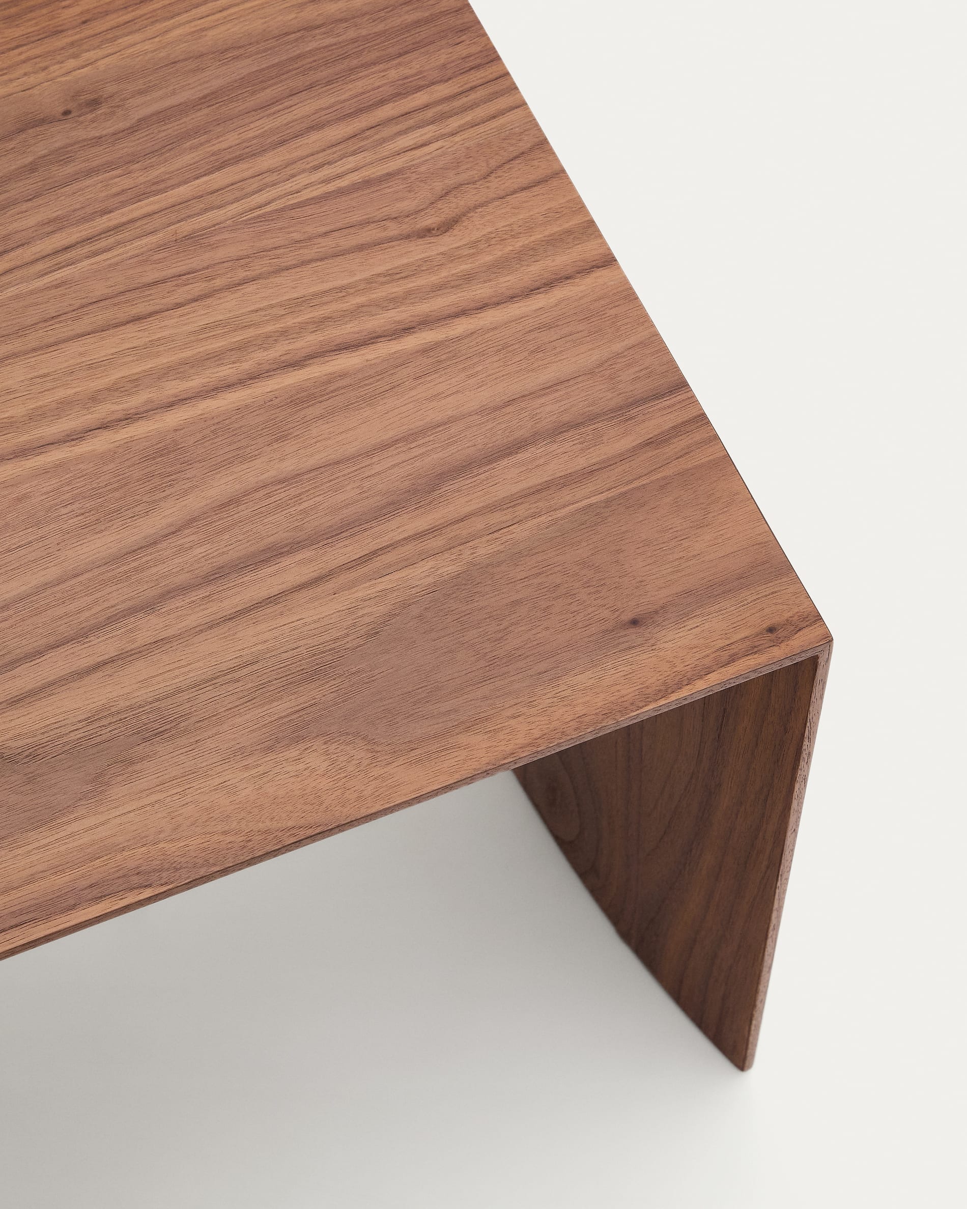Litto walnut veneer FSC Mix Credit side table, 55 x 40 cm