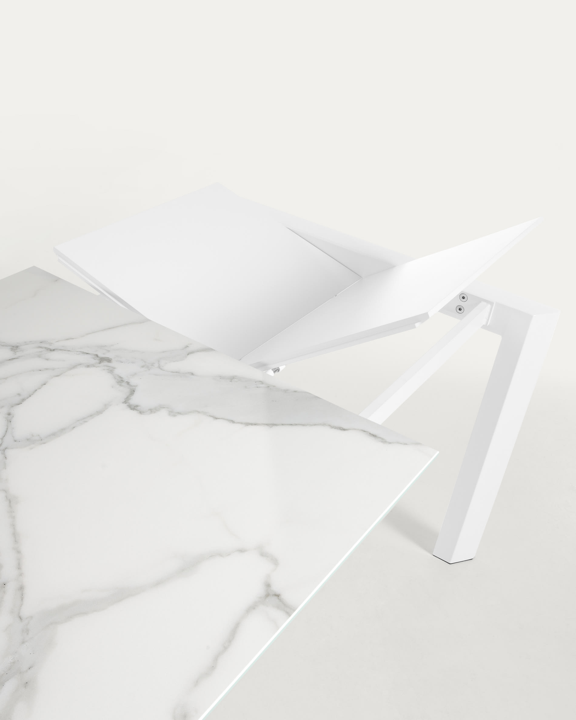 Table Axis 120 (180) cm pieds — Kave Home