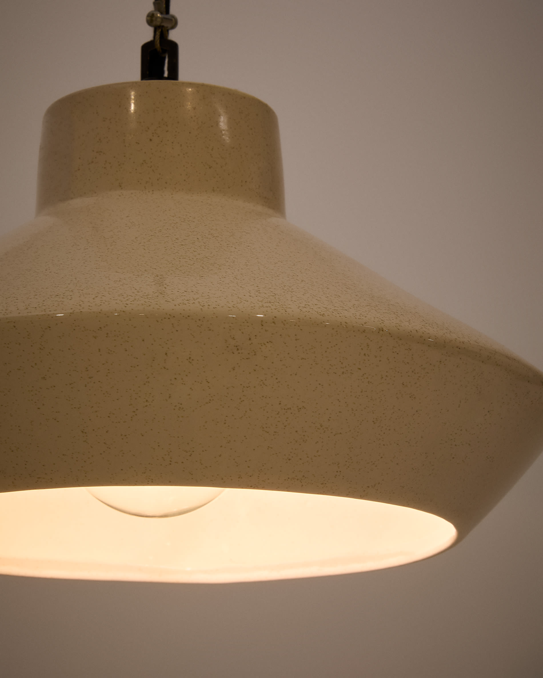 Portol beige ceramic ceiling lamp