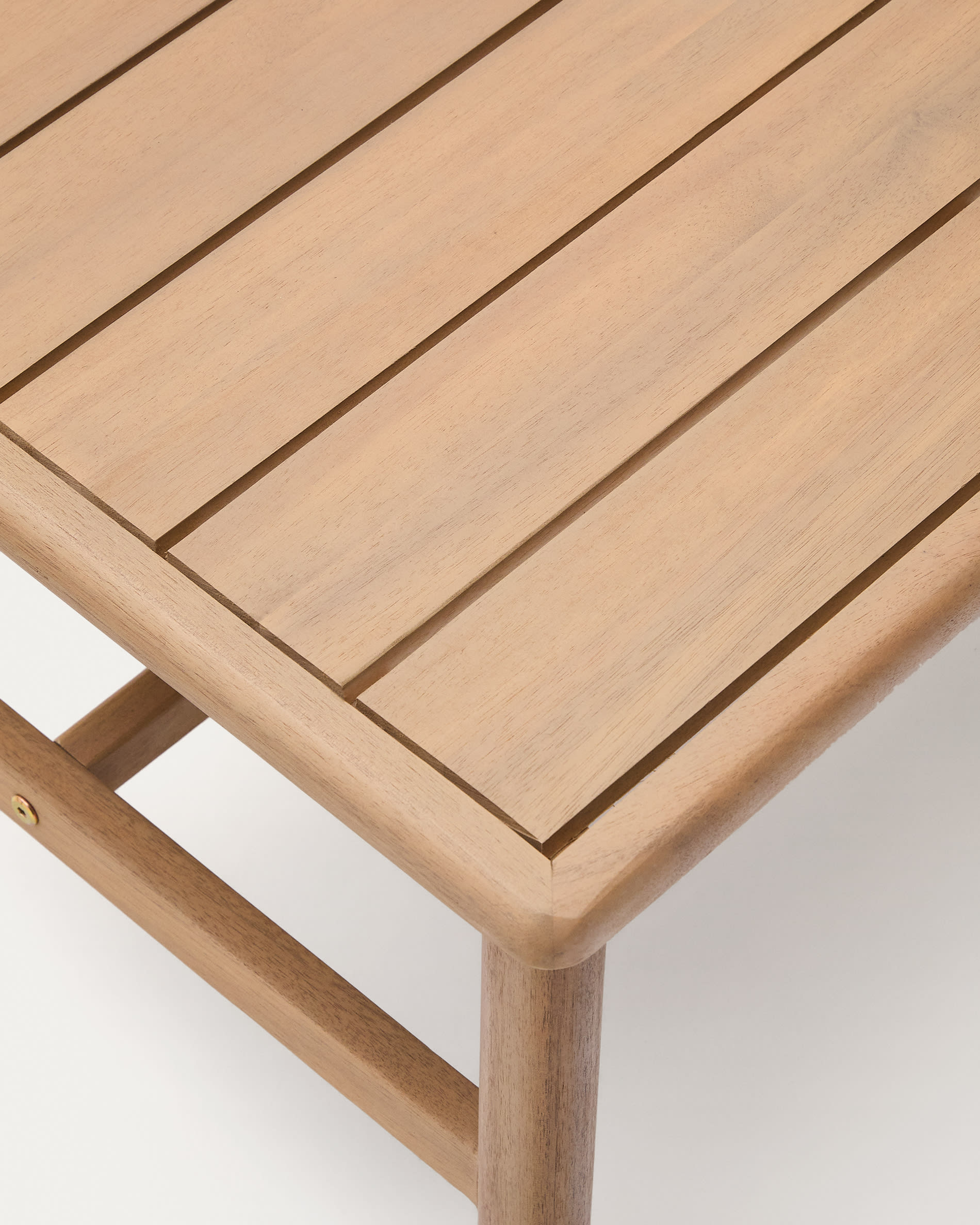 Alabe set consisting of one 2-seater sofa, 2 armchairs and one coffee table in FSC 100% acacia wood