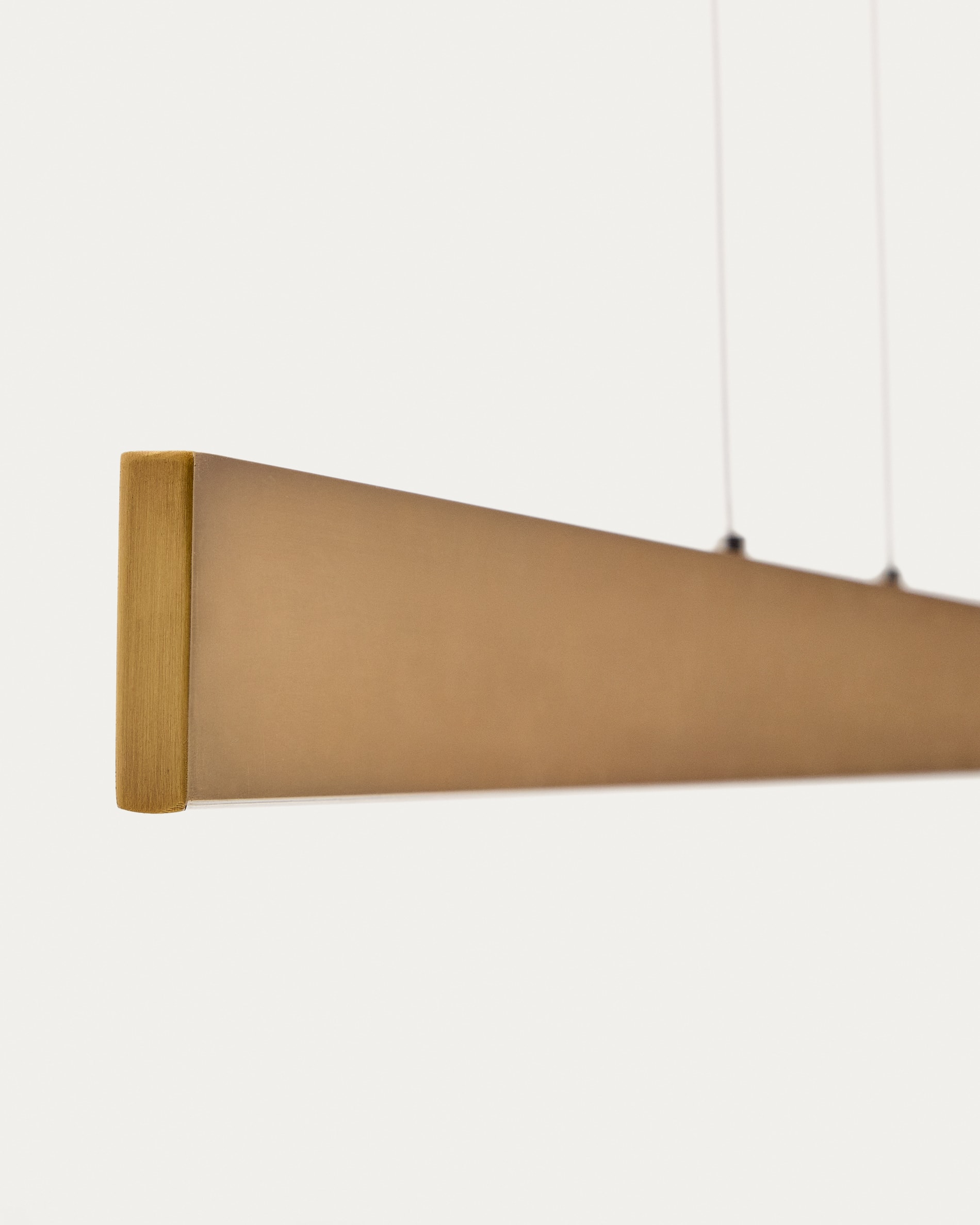 Boadella aluminium ceiling lamp with gold painted finish