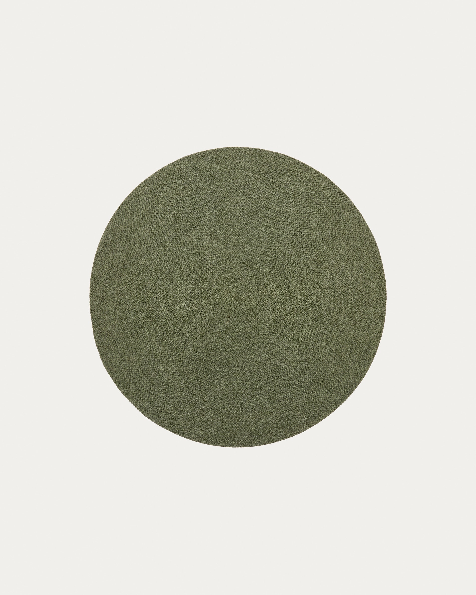 Rug Despas in synthetic fibers green Ø150 cm