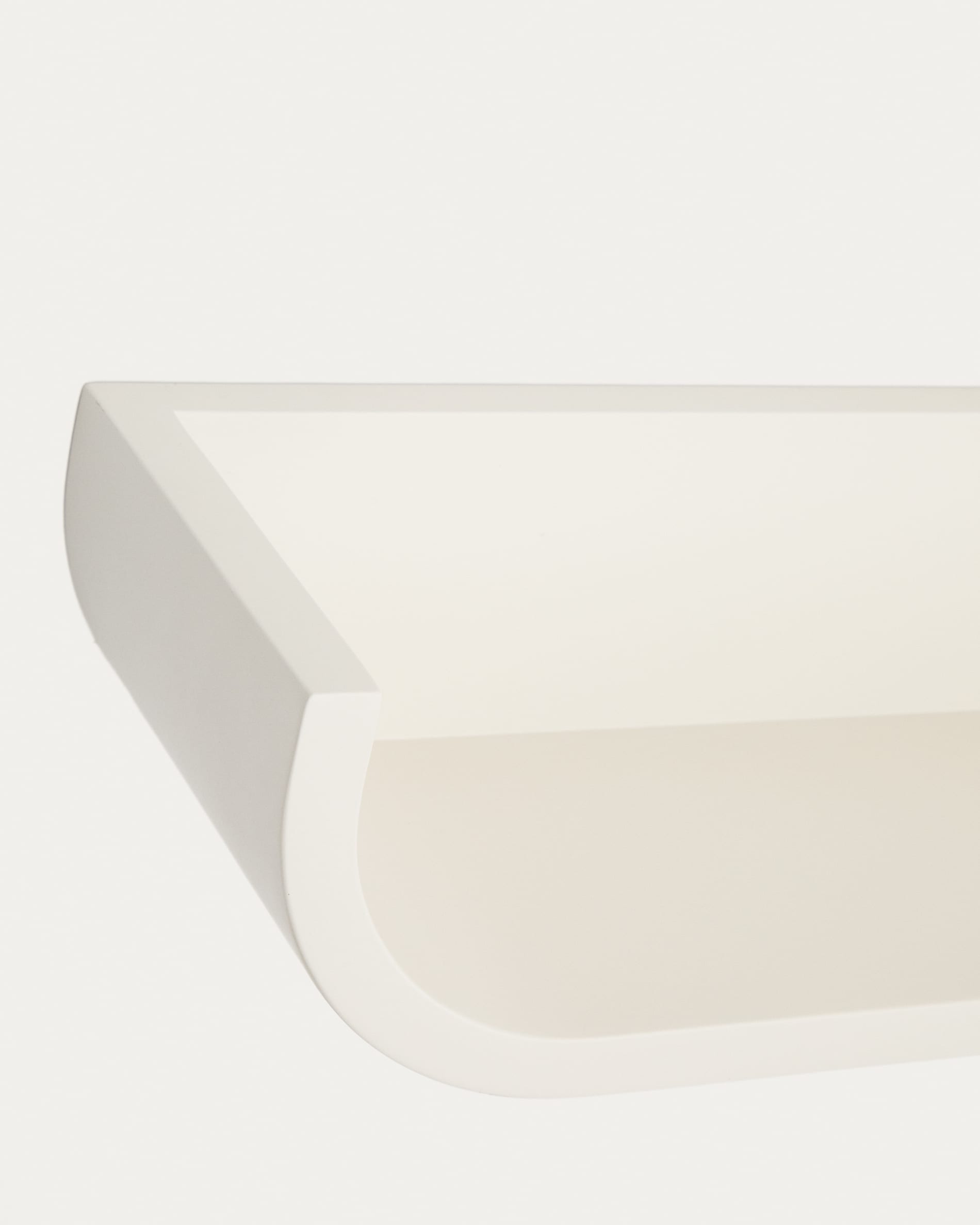 Salaya shelf in lacquered beige ash laminated plywood 60 x 12 cm