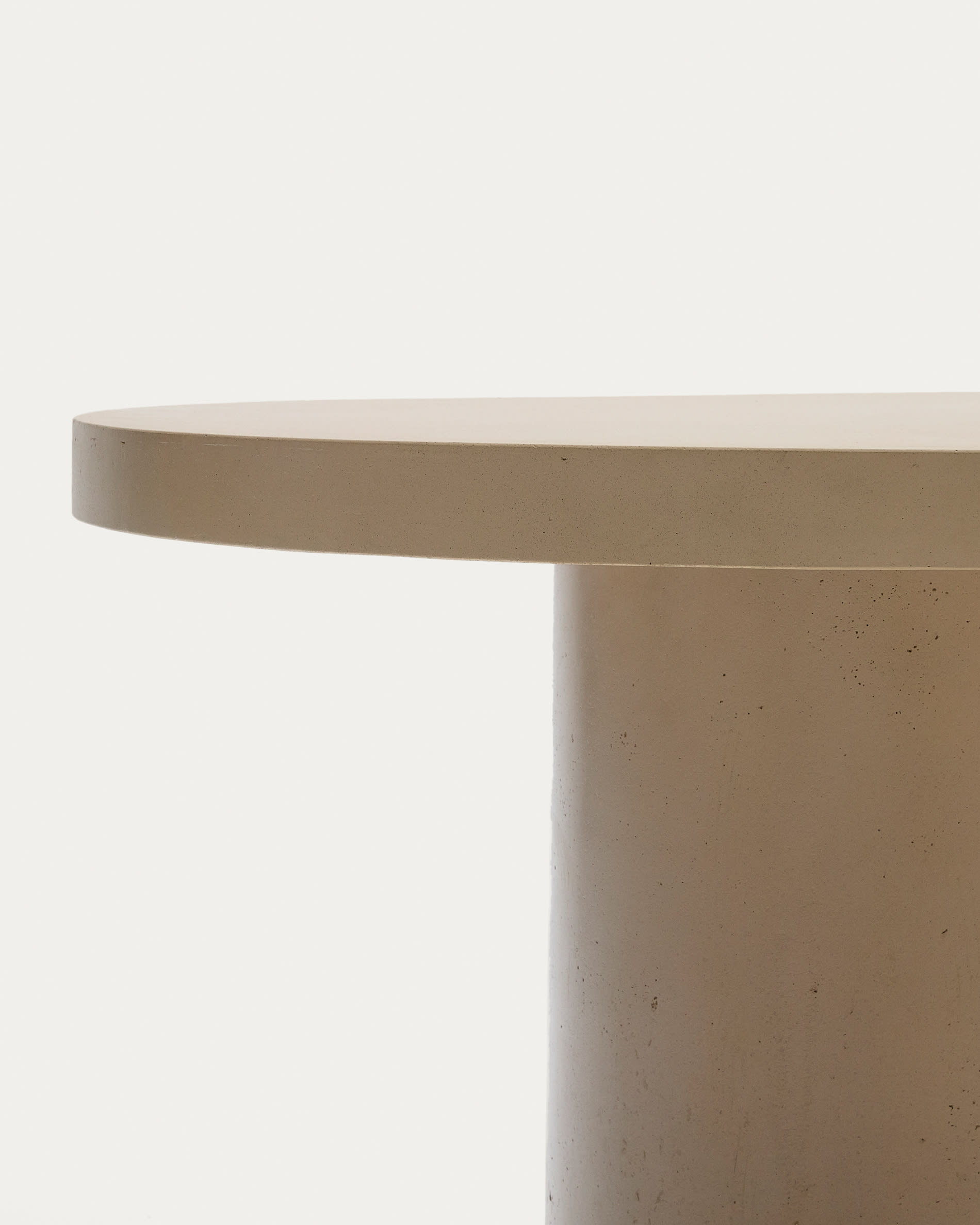 Aiguablava beige cement round table Ø120cm