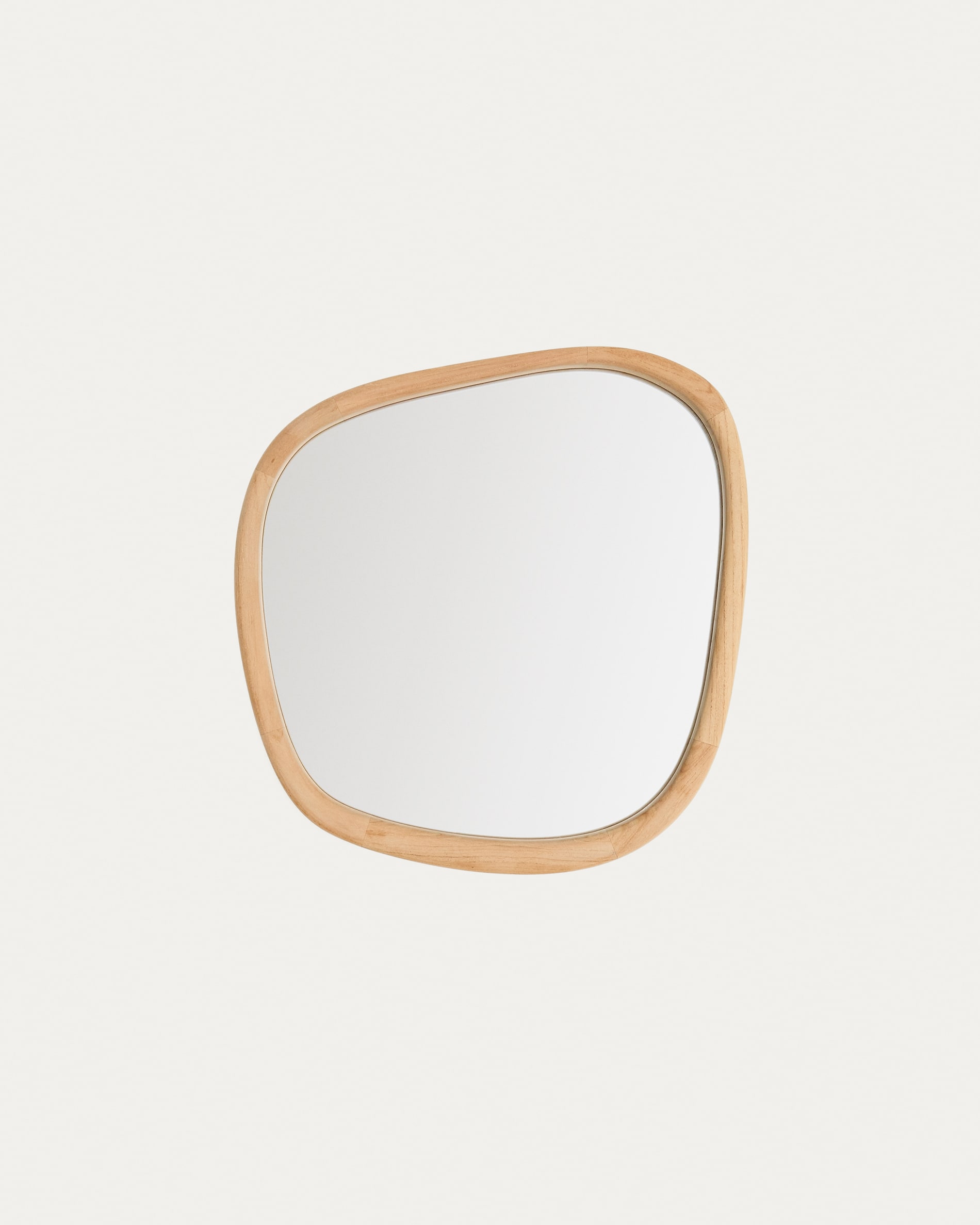 Alura teak wood mirror 45,5 x 47 cm FSC 100%