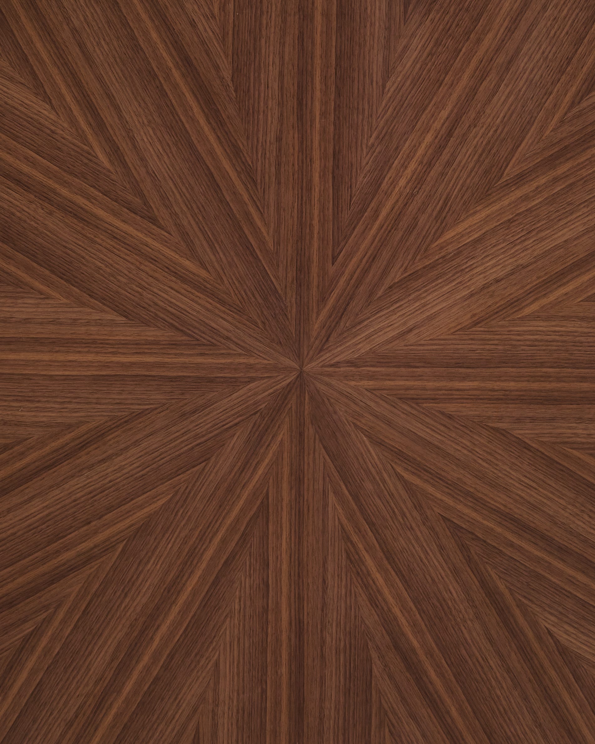 Naanim round table in walnut veneer, Ø 120 cm
