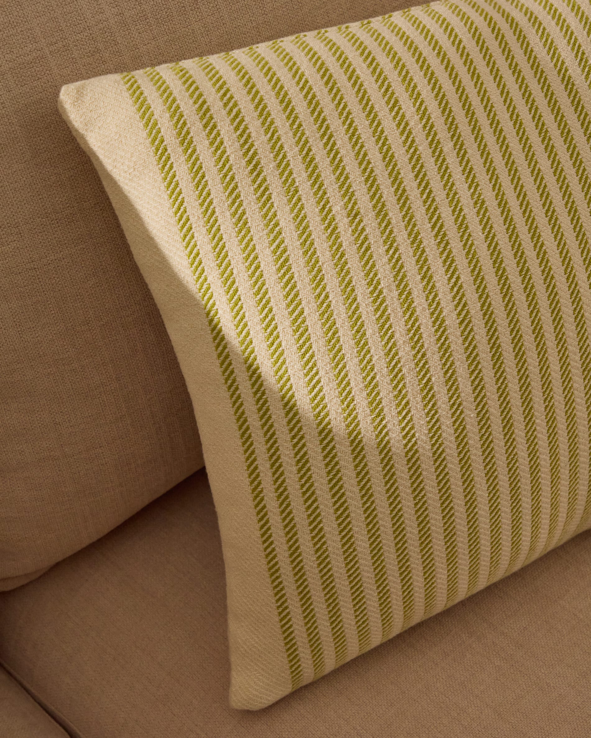 Fodera per Cuscino Decorativo Quadrato 40x40 cm in Tessuto Macramè Ecrù