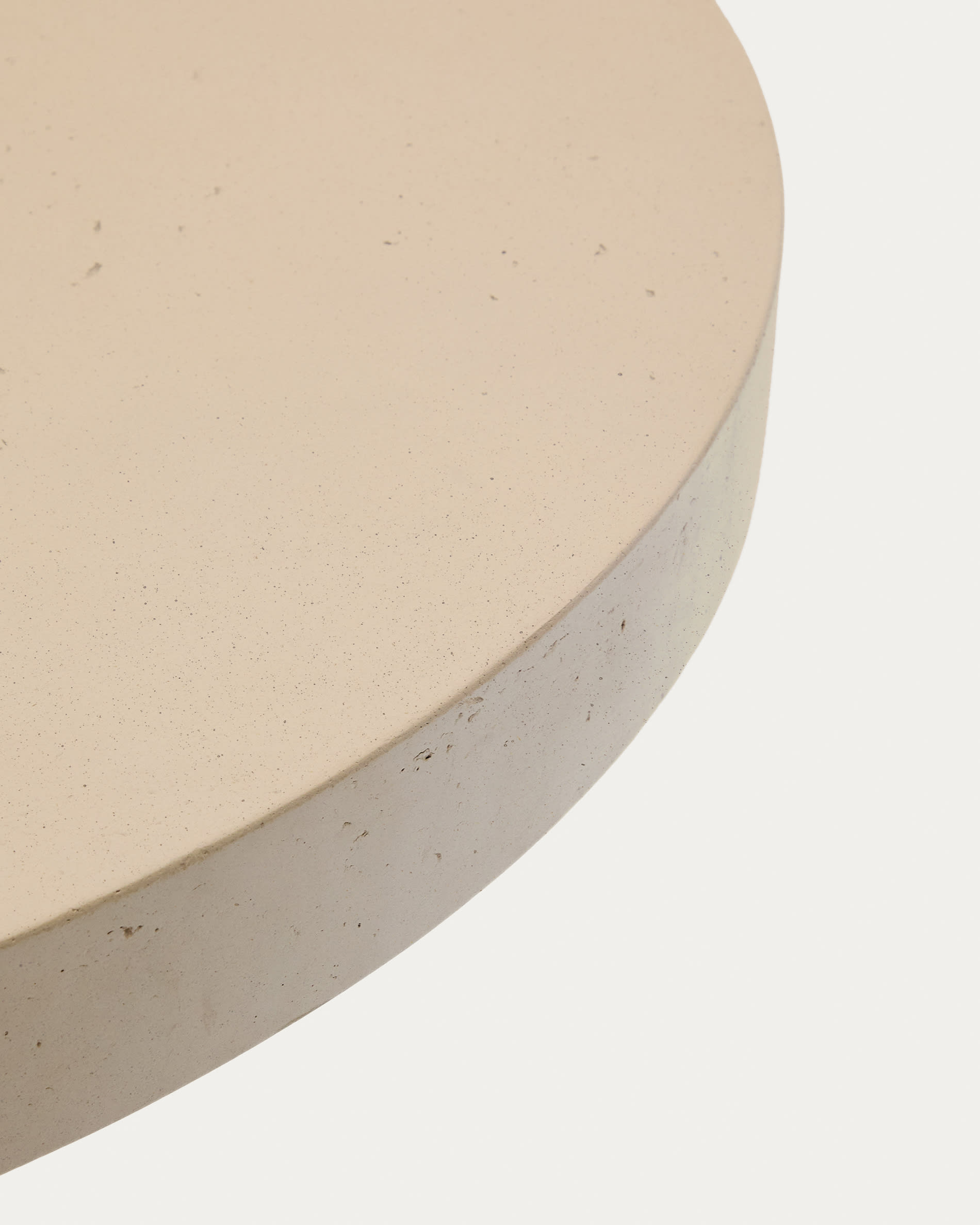 Aiguablava beige cement round table Ø120cm