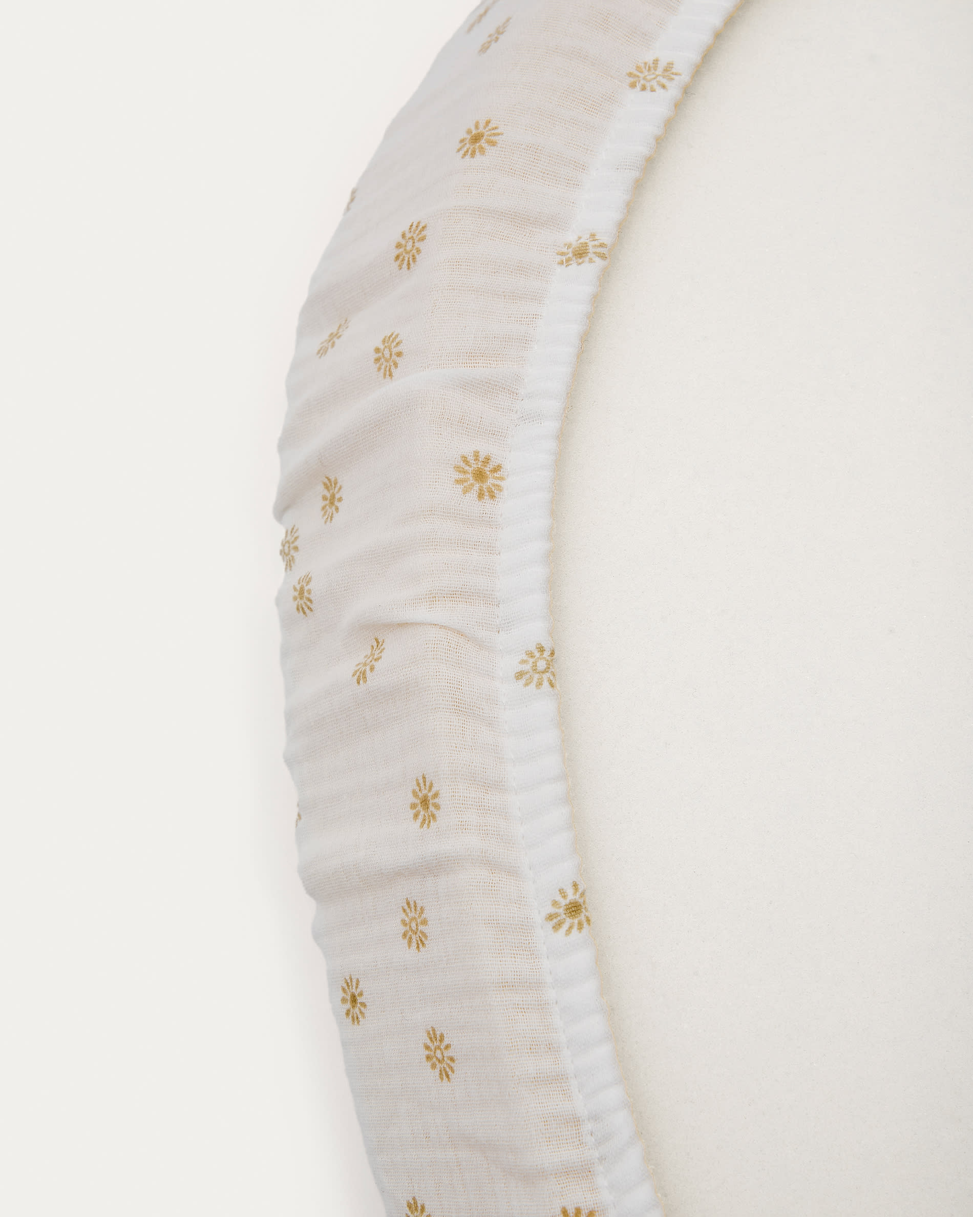 100% cotton, sun print, bottom sheet for Olna Moses basket 40 x 75 cm