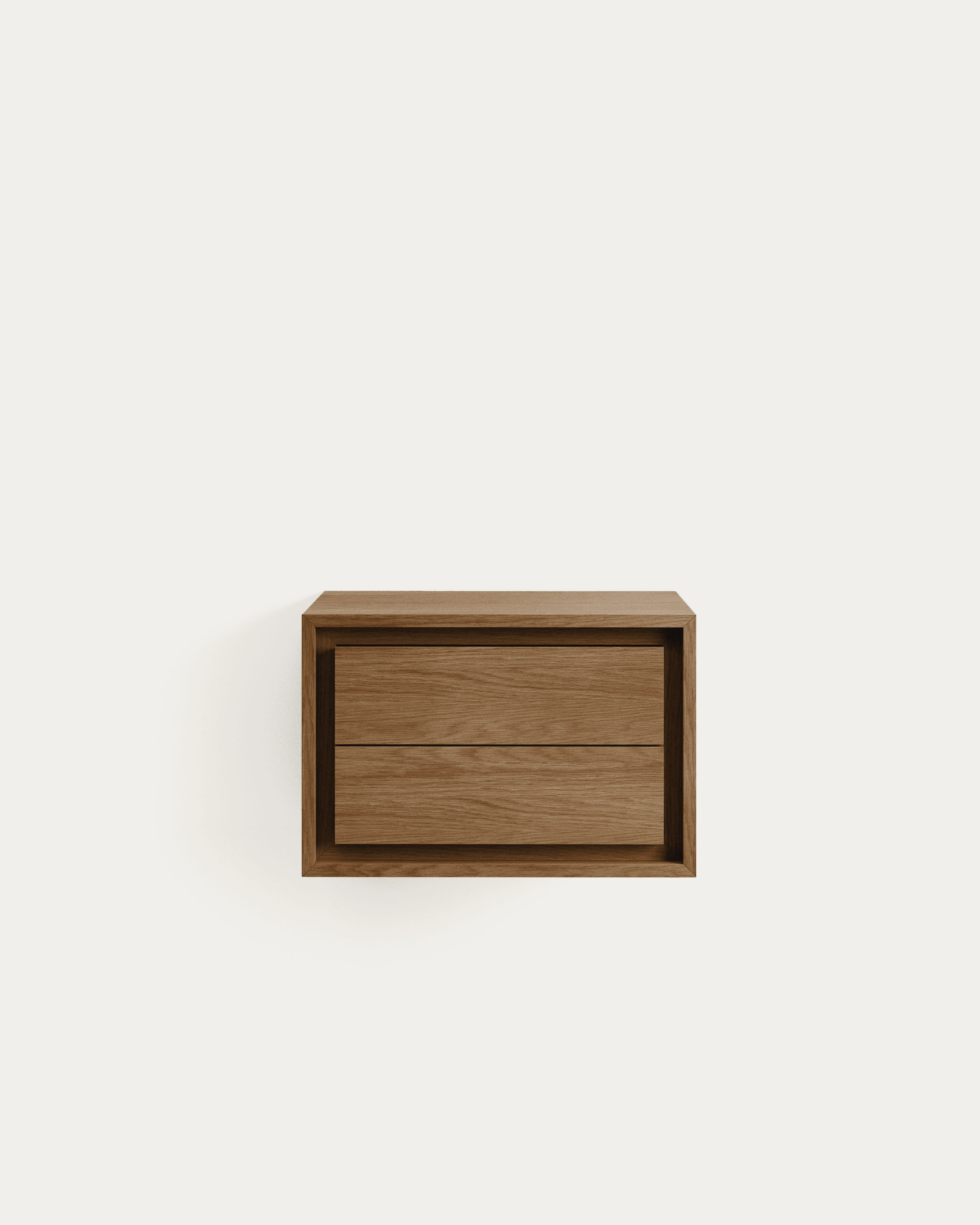 Kenta bathroom furniture in solid teak wood with a natural finish, 60 x 45 cm