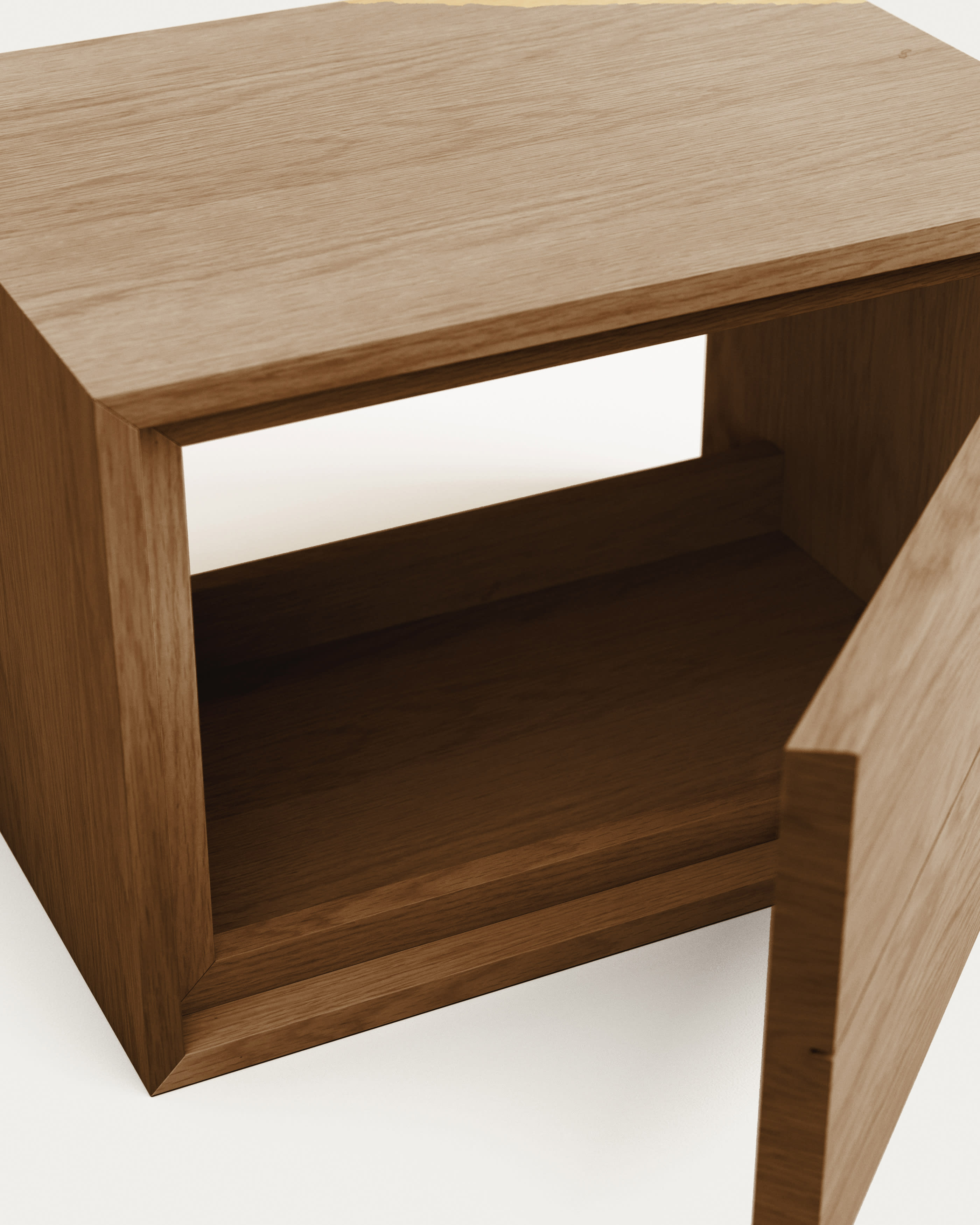 Kenta bathroom furniture in solid teak wood with a natural finish, 60 x 45 cm