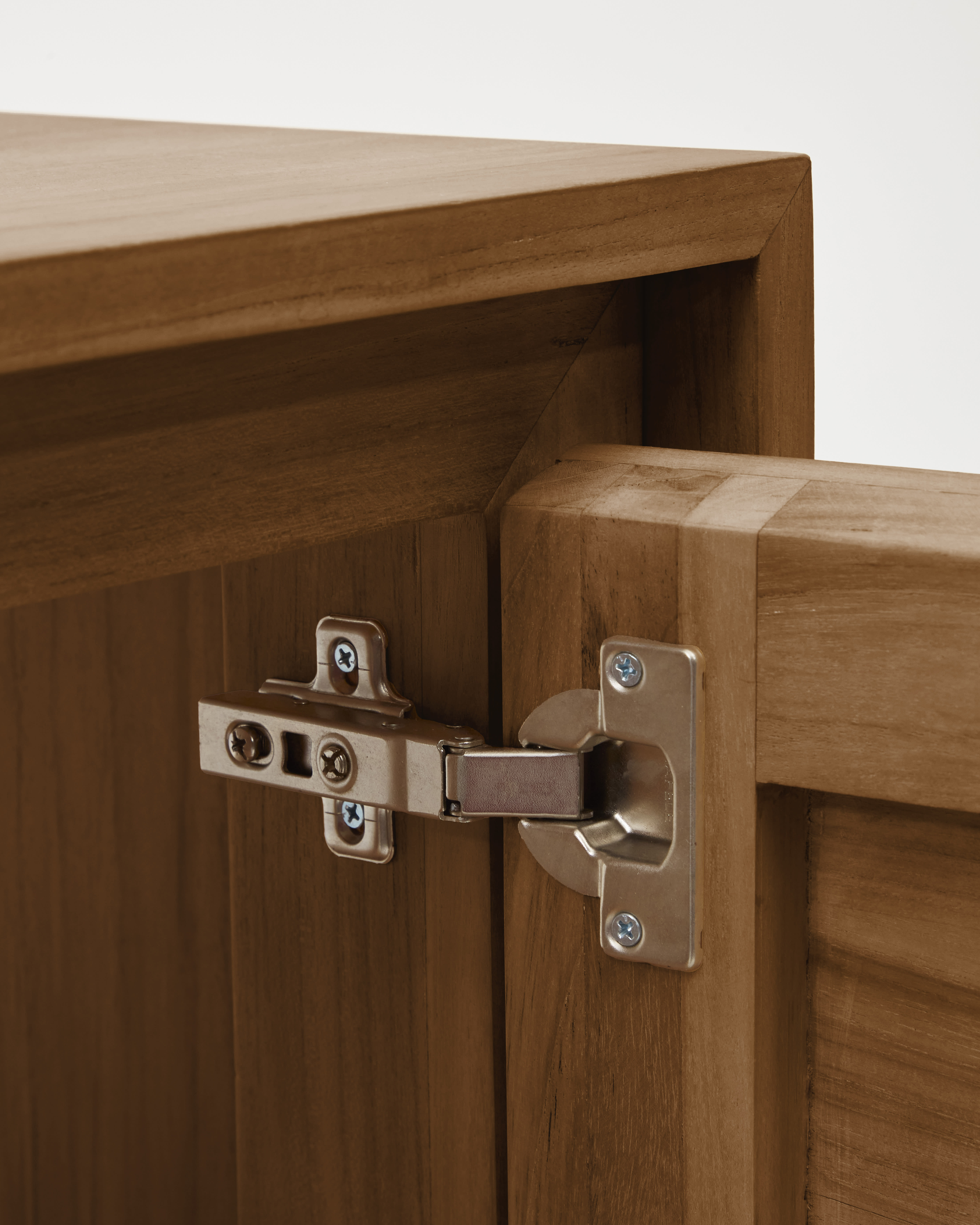 Kenta bathroom furniture in solid teak wood with a natural finish, 60 x 45 cm