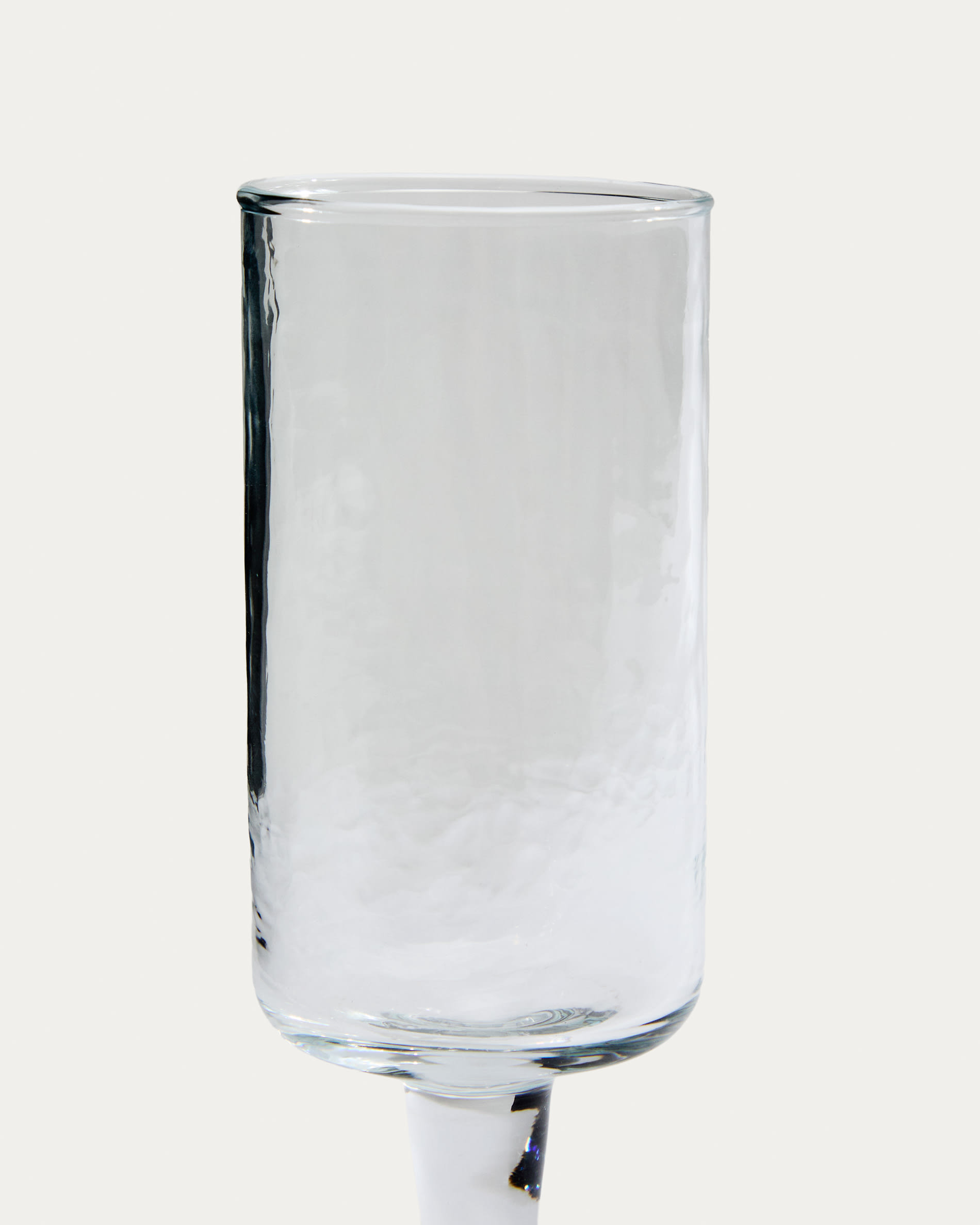 Obila wine glass made of transparent recycled glass