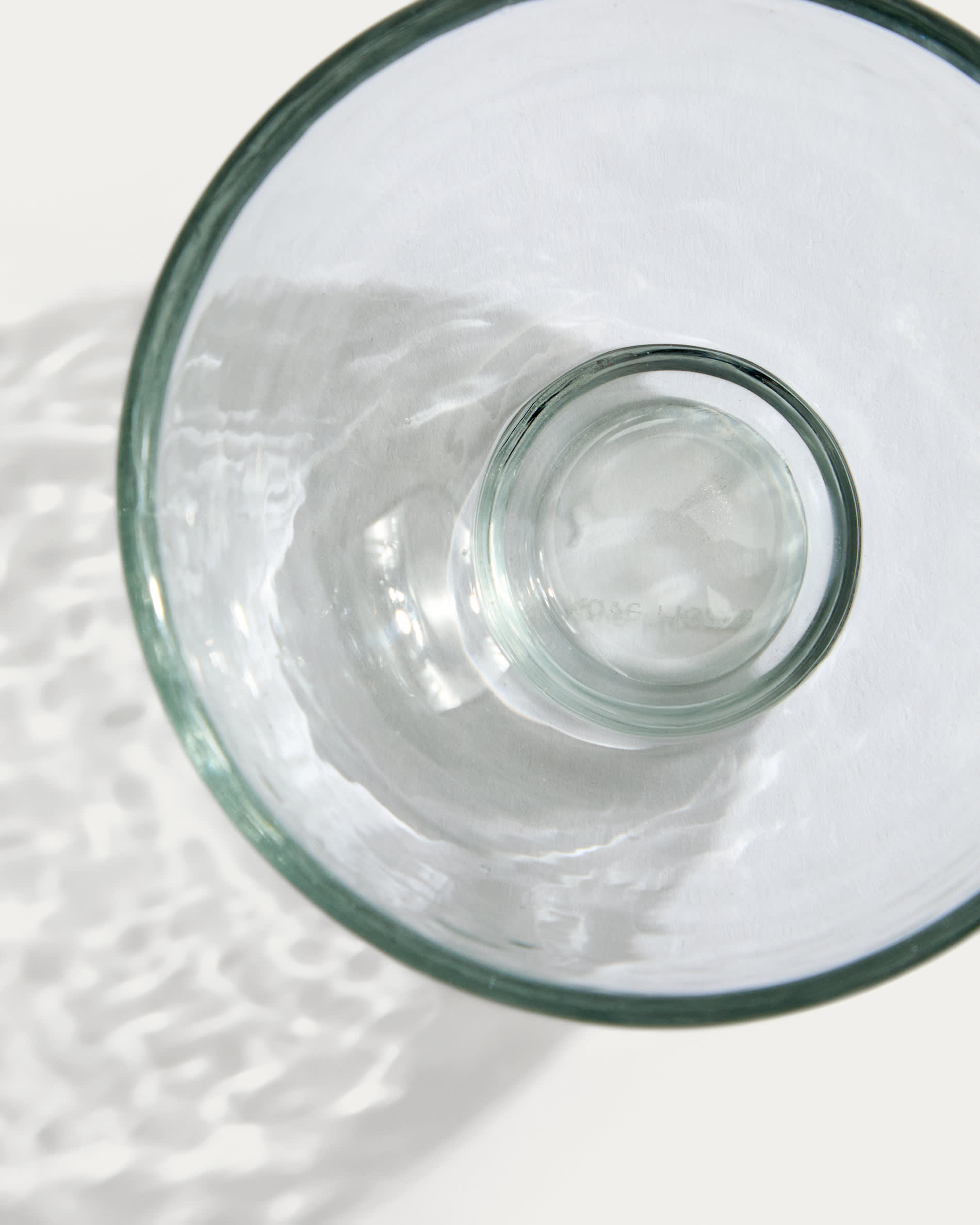 Sileia small bowl made of transparent recycled glass