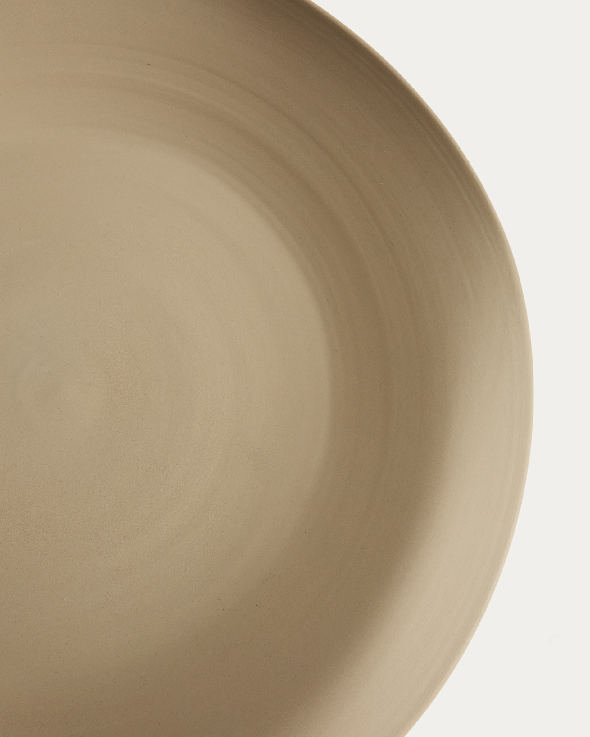 Ebenor beige ceramic centerpiece Ø50 cm