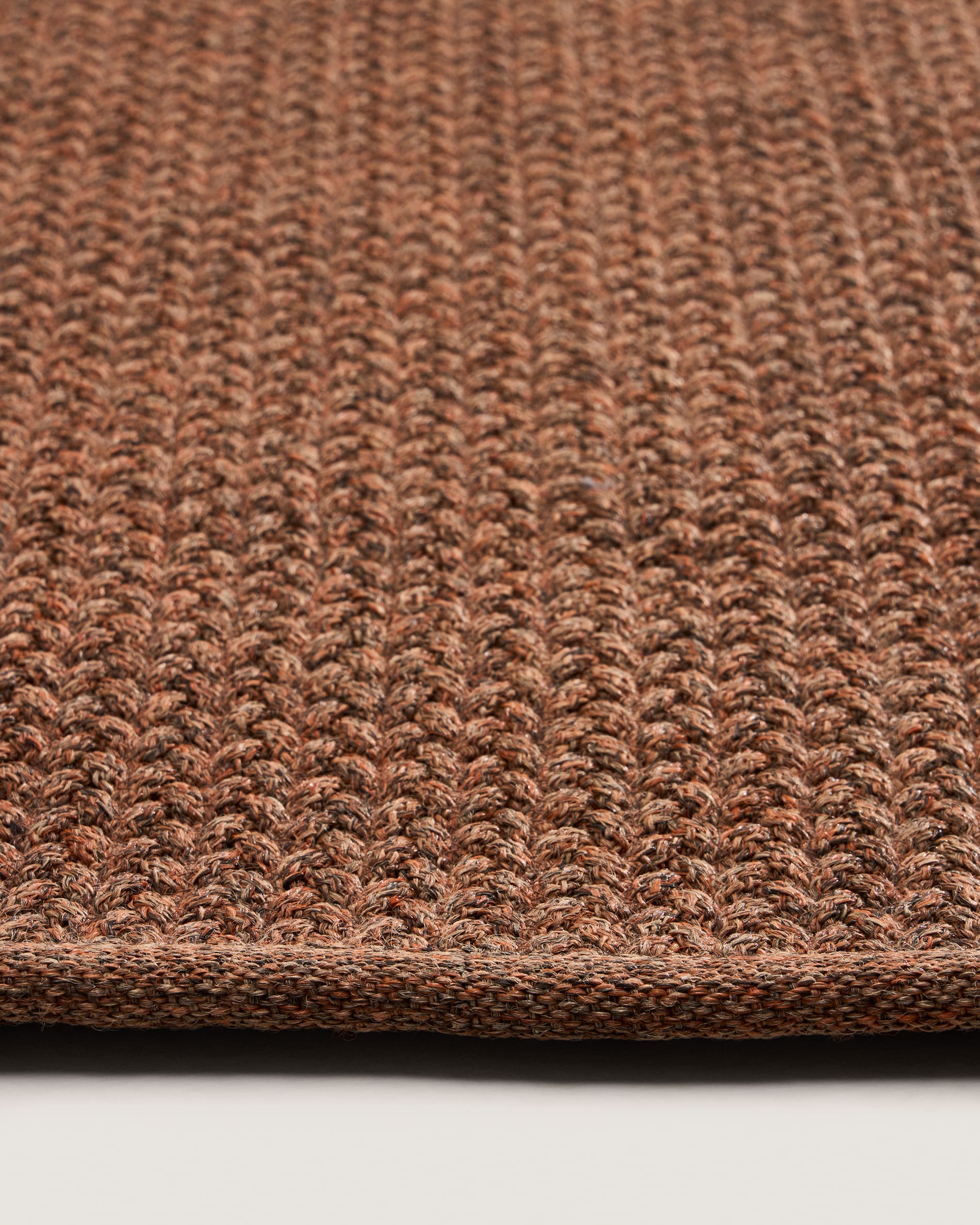 Rug Despas in synthetic fibers terracotta 160 x 230 cm