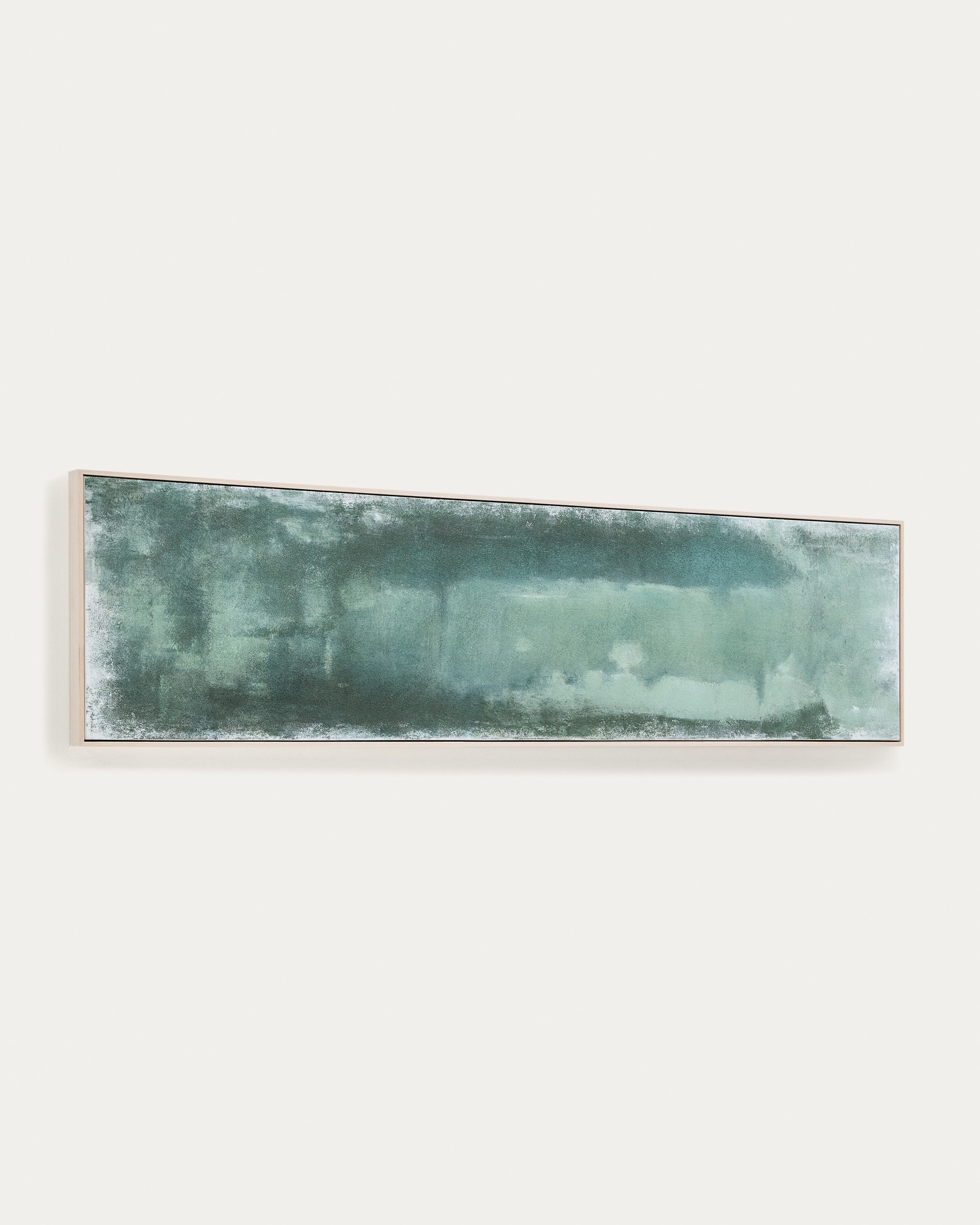 Selnar green abstract picture 182 x 47cm