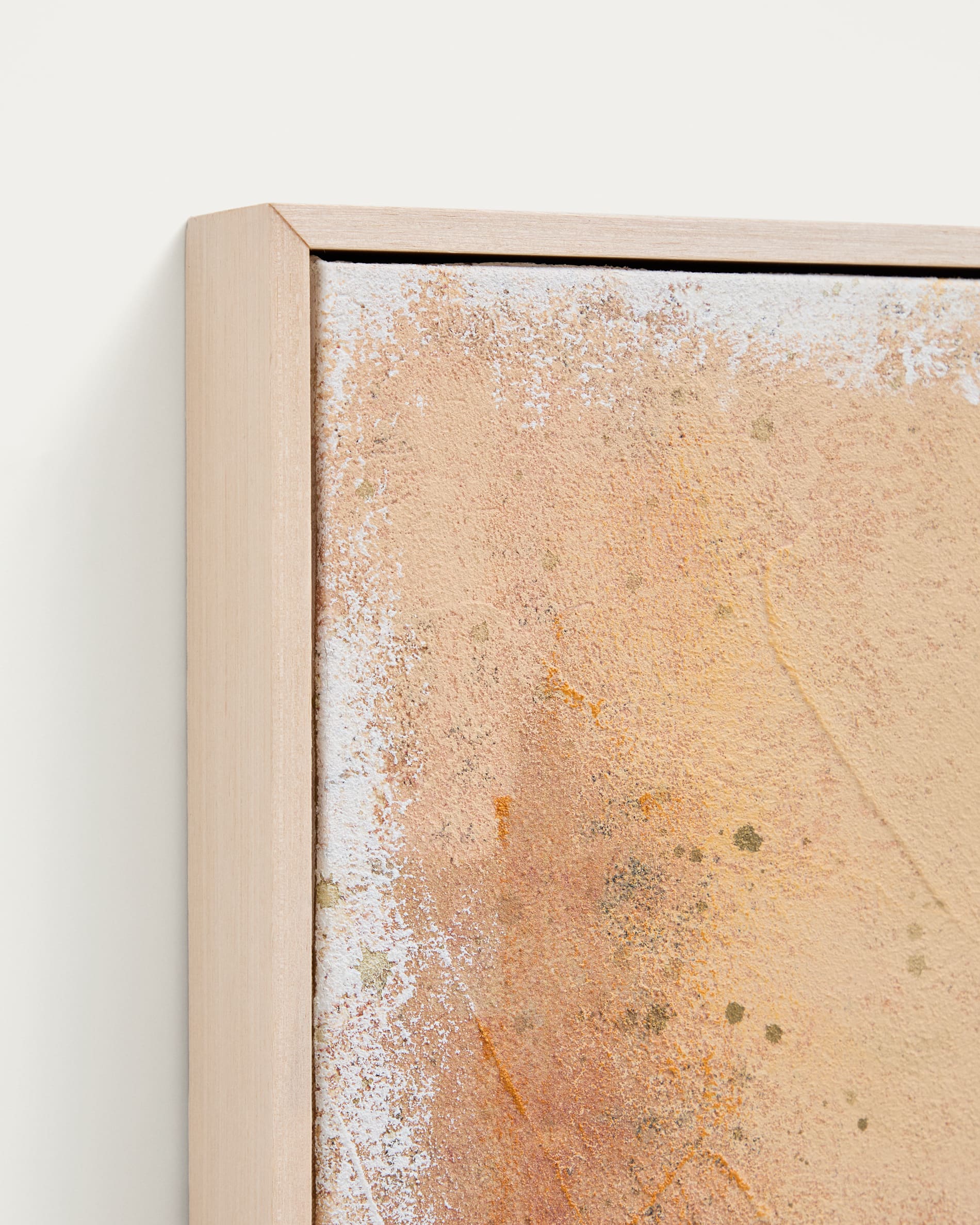 Selnar yellow abstract picture 60 x 90cm