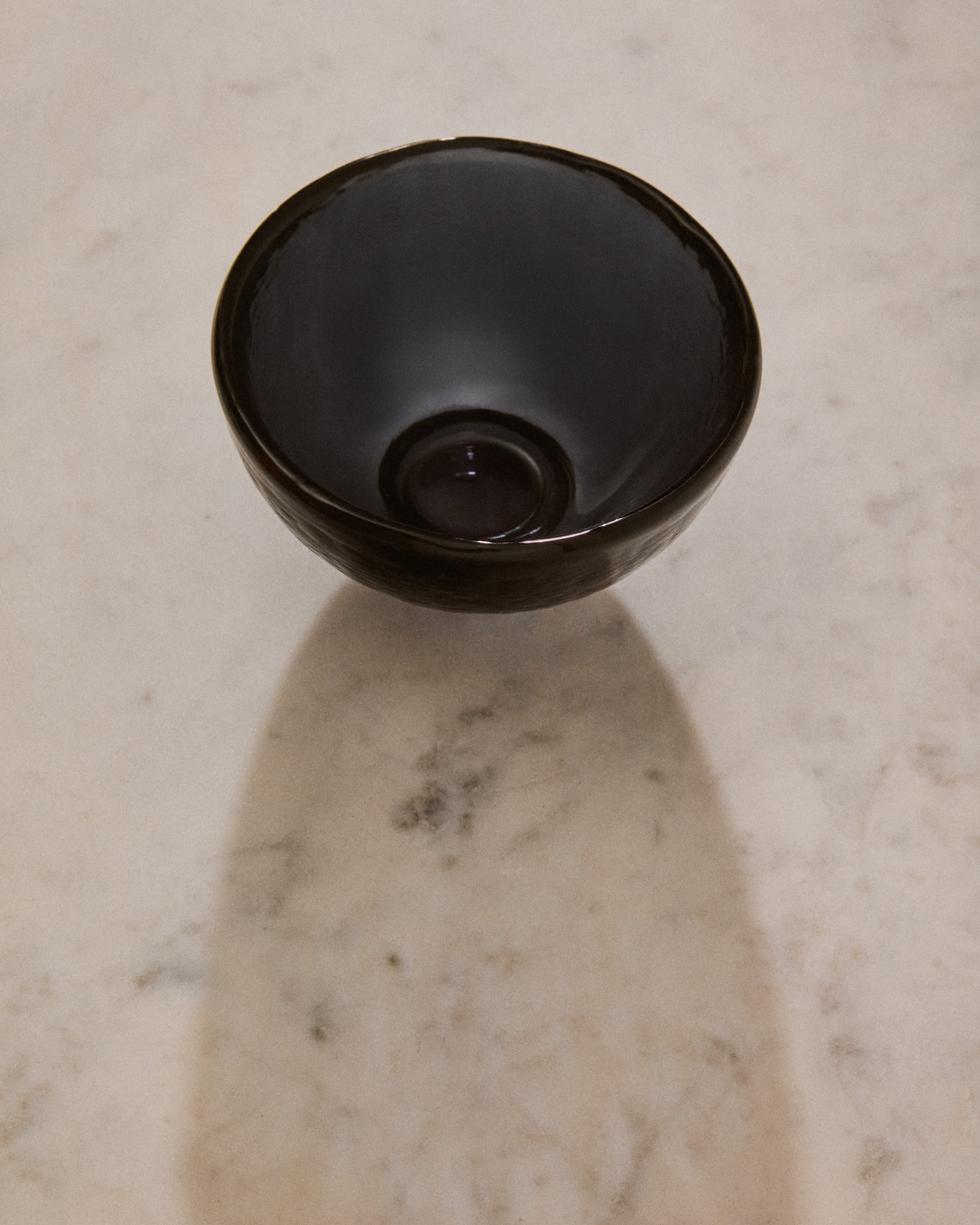 Sileia small bowl made of blue recycled glass