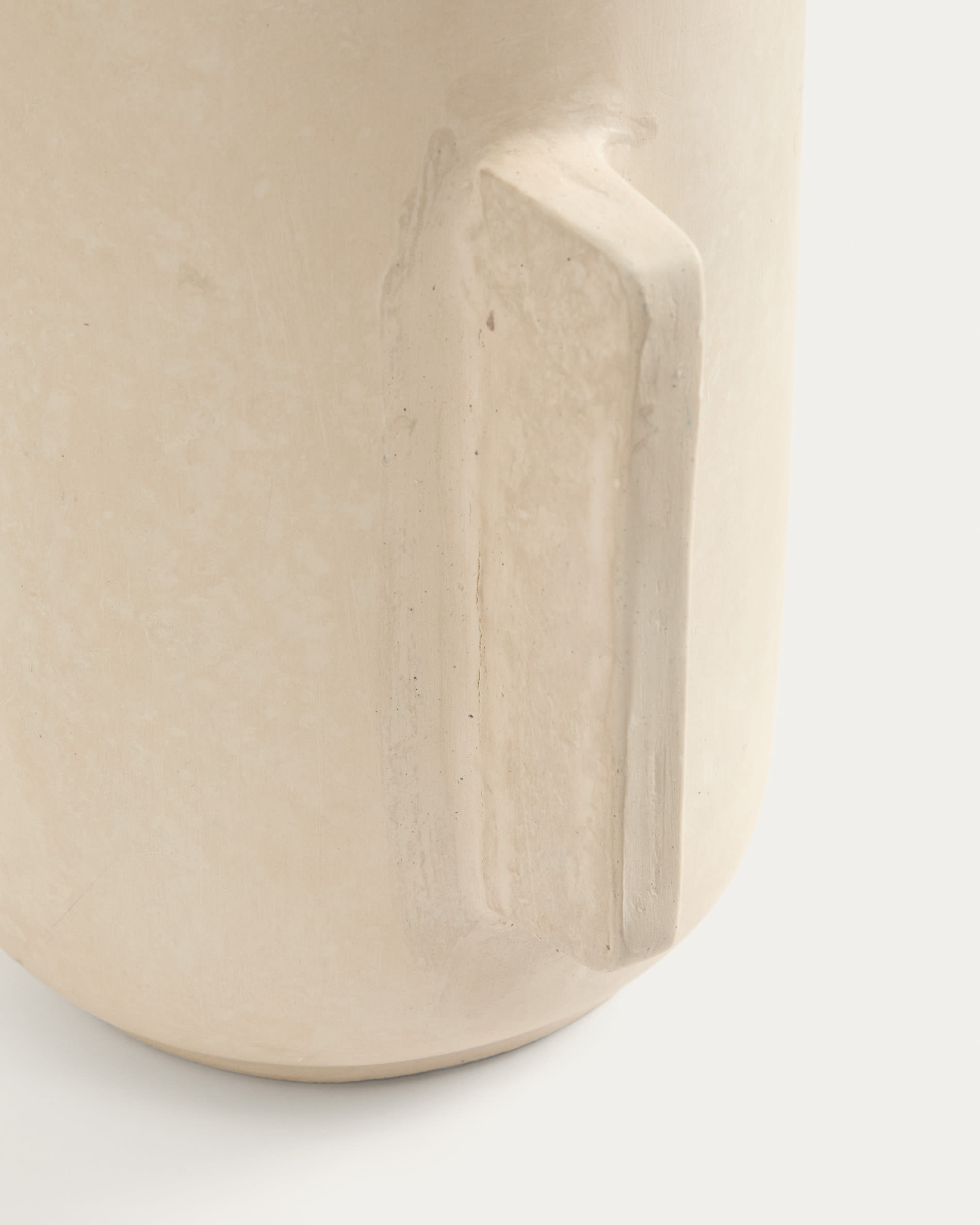 Mireni papier-mâché vase beige 38 cm