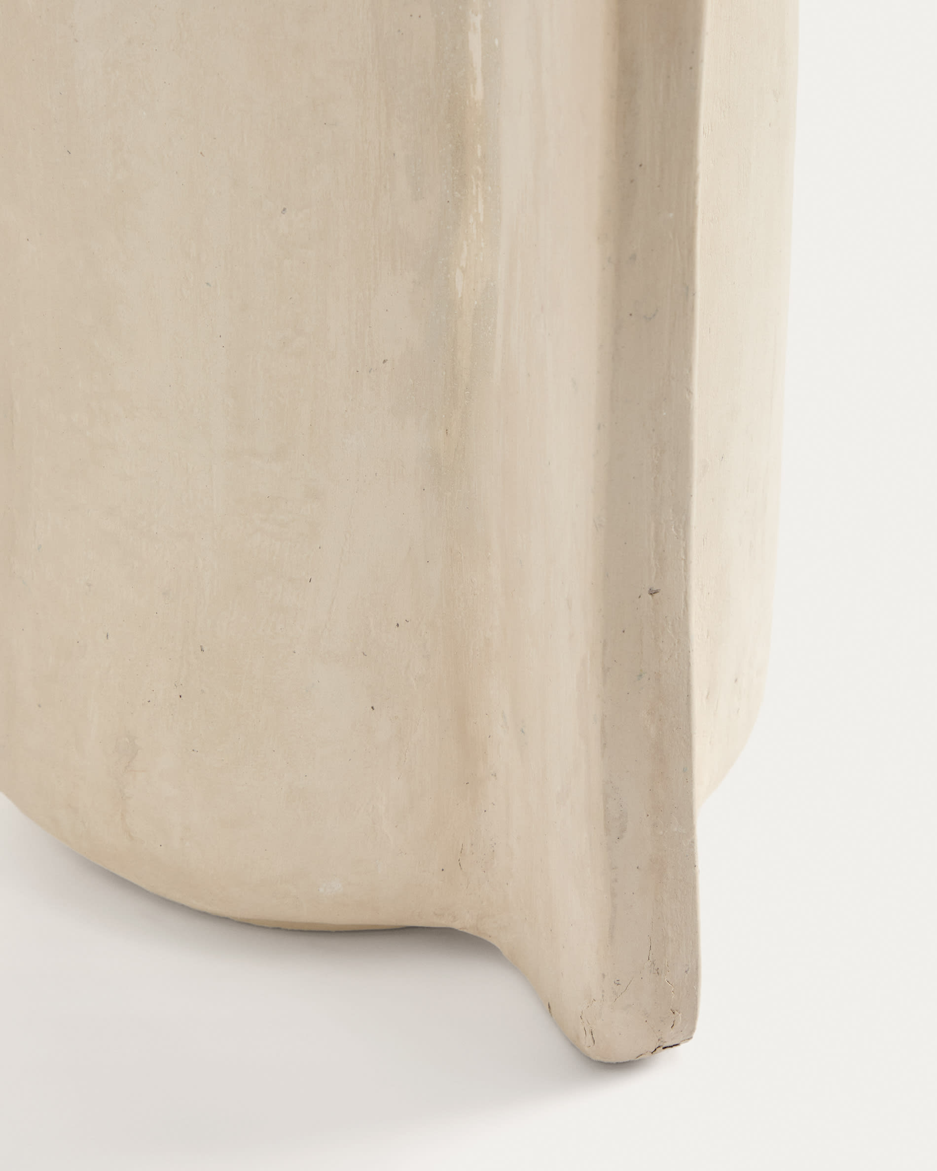 Mireni papier-mâché vase beige 67 cm