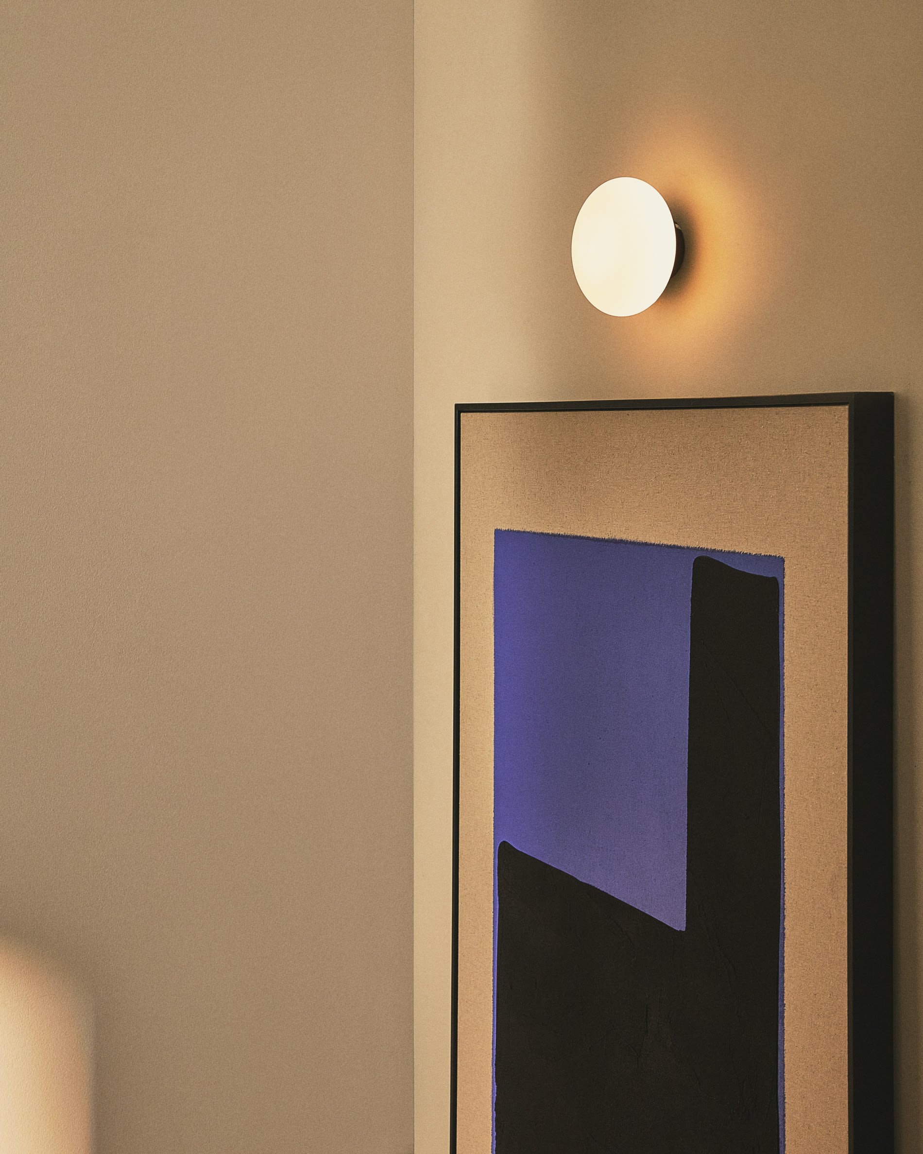 Applique Bamila en verre fumé et métal — Kave Home
