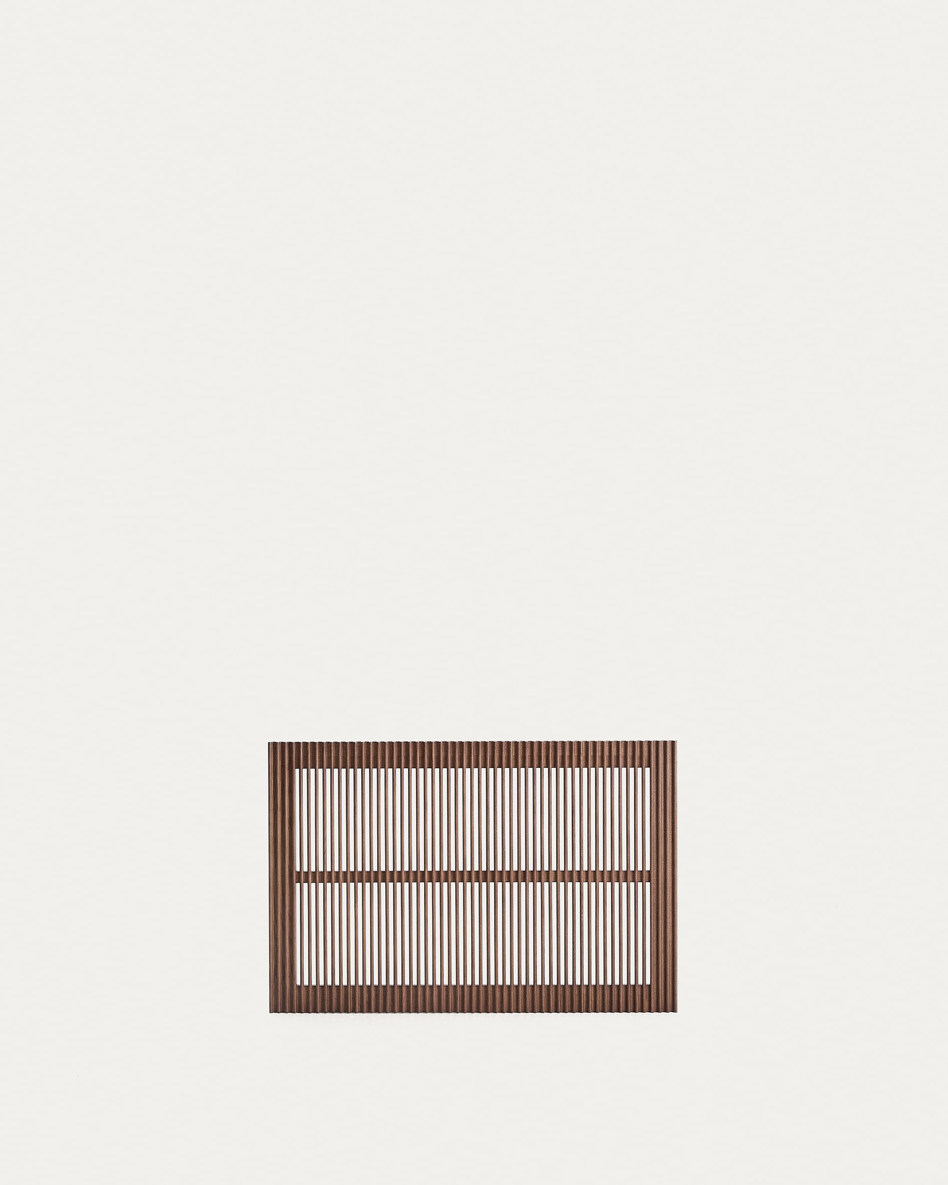 Beyla solid ash wood headboard with walnut finish for a bed up to 90 cm FSC 100%