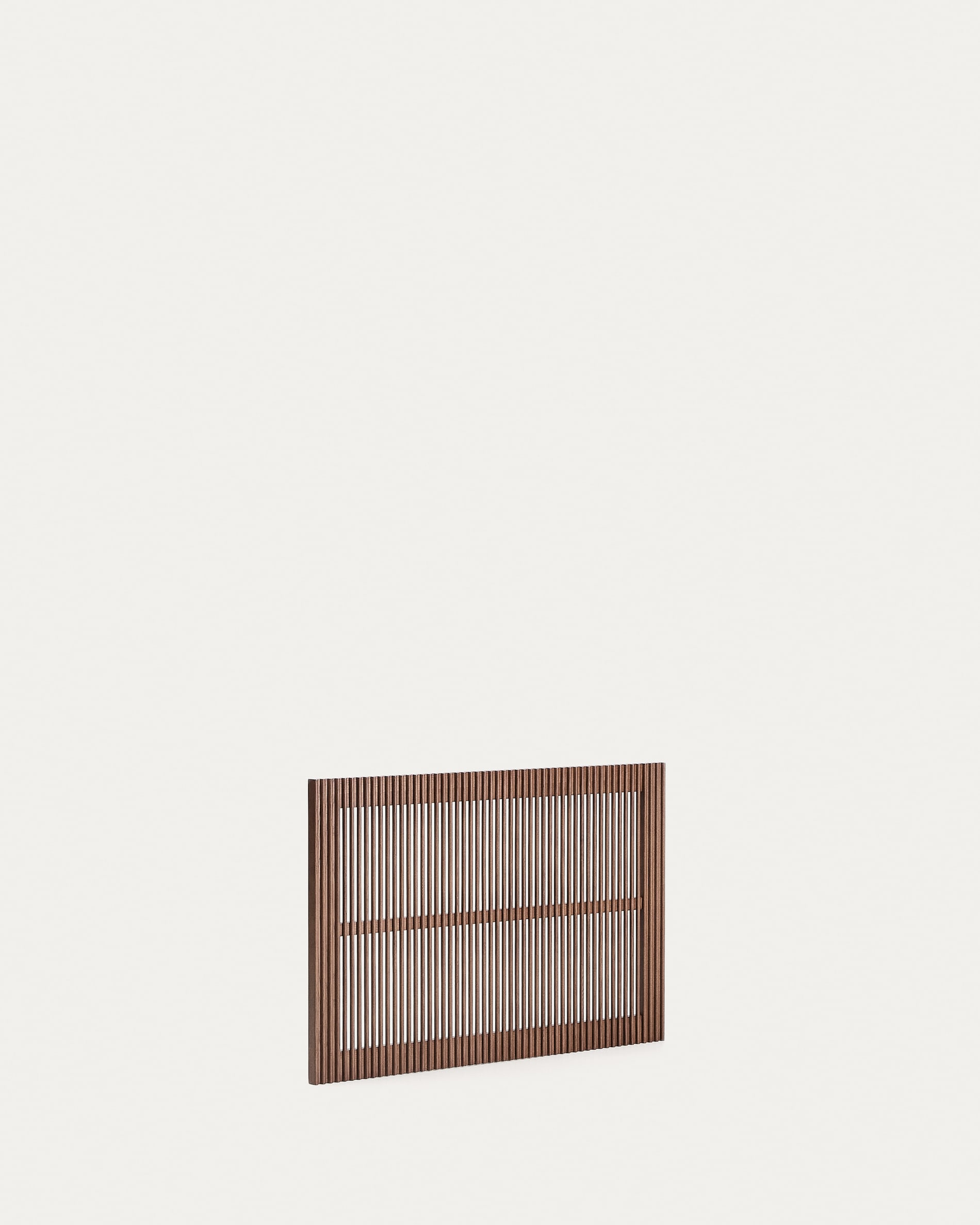 Beyla solid ash wood headboard with walnut finish for a bed up to 90 cm FSC 100%