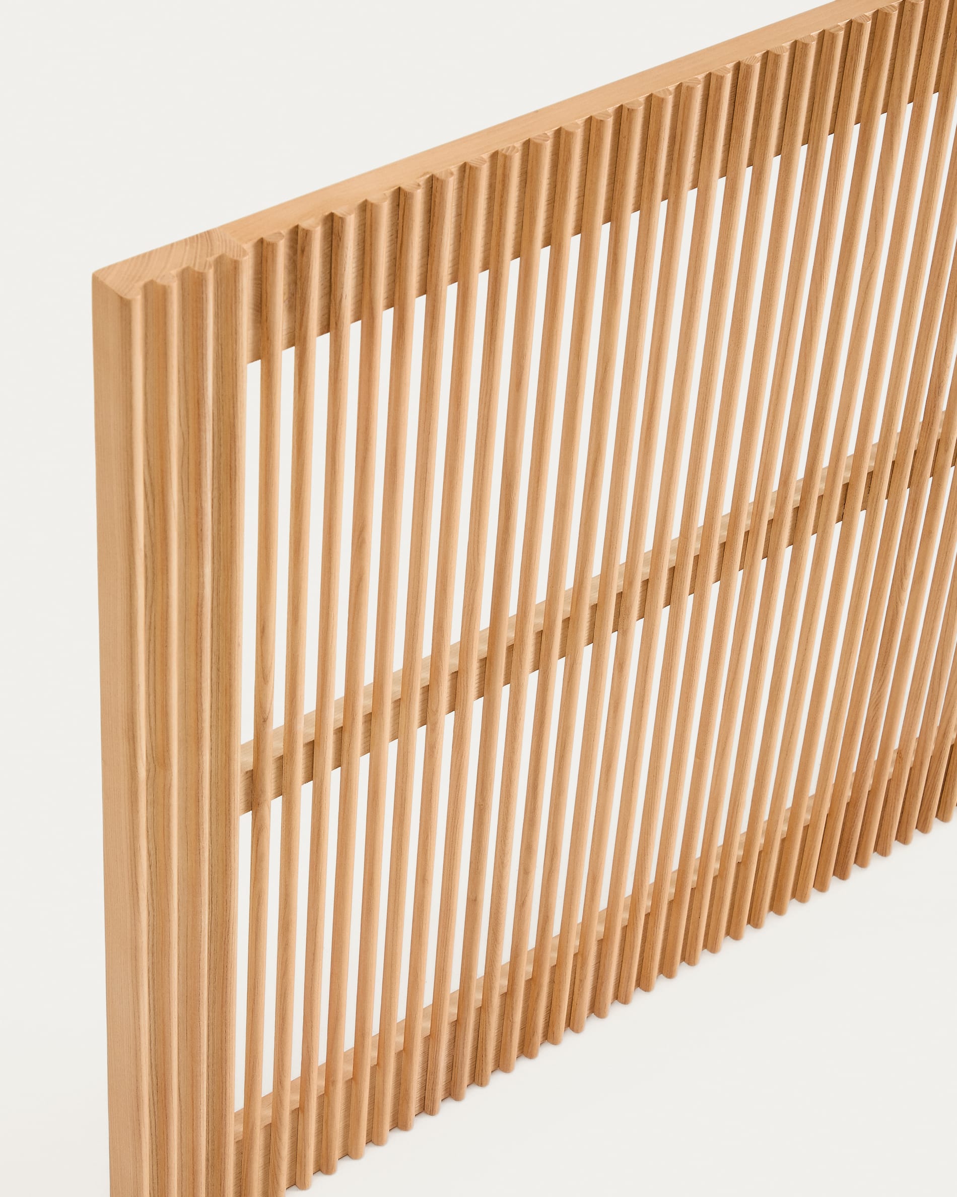 Beyla solid ash wood headboard for a bed up to 160 cm FSC 100%