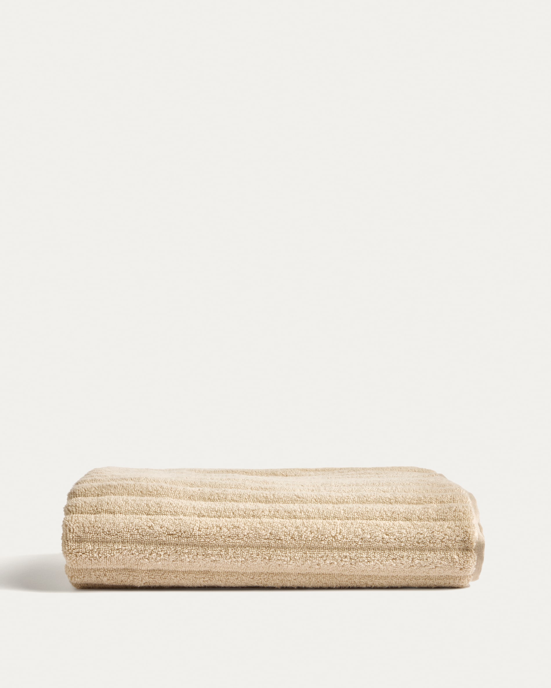Navira 100% cotton beige bath towel 70 x 140cm