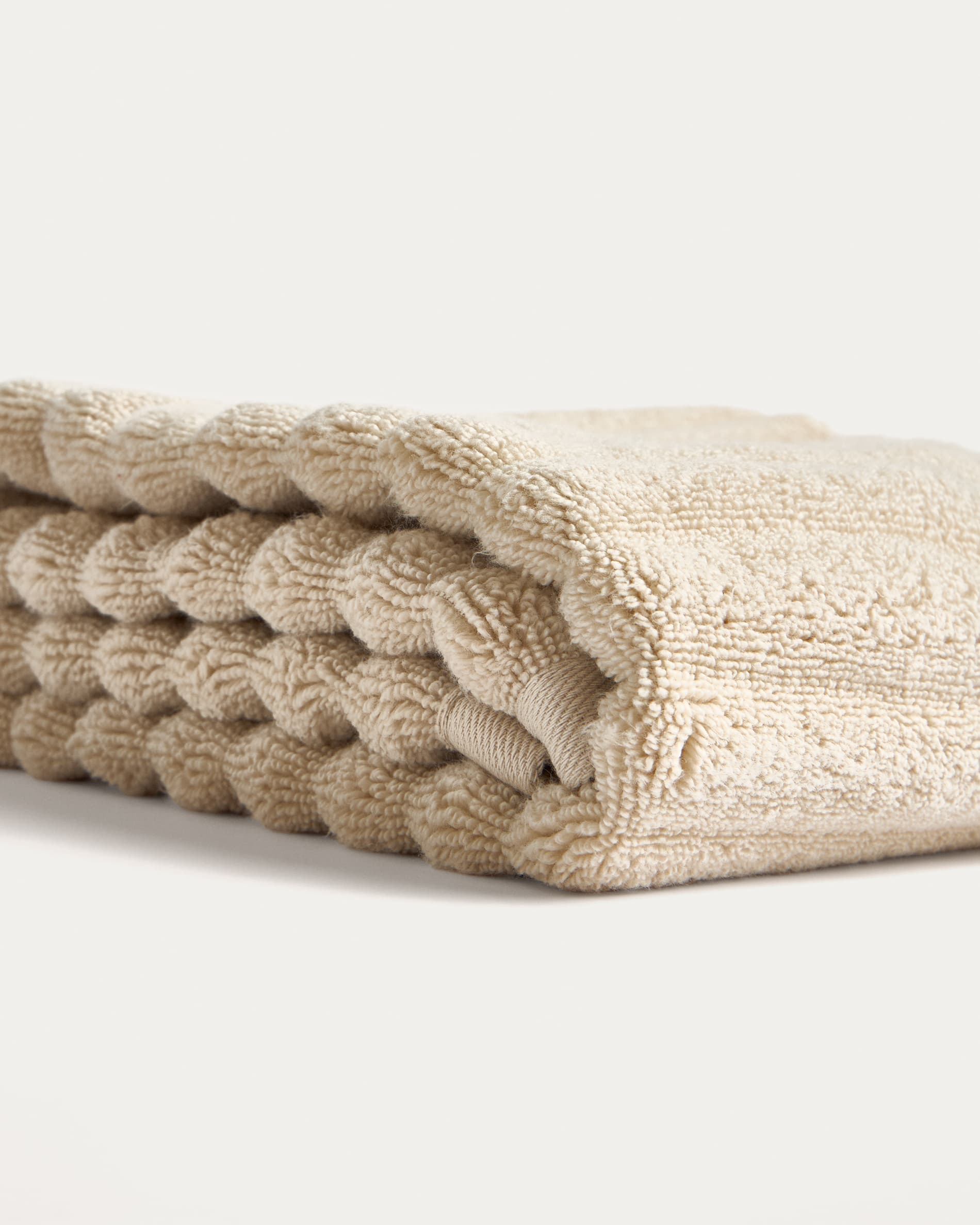 Navira 100% cotton beige hand towel 50 x 90cm