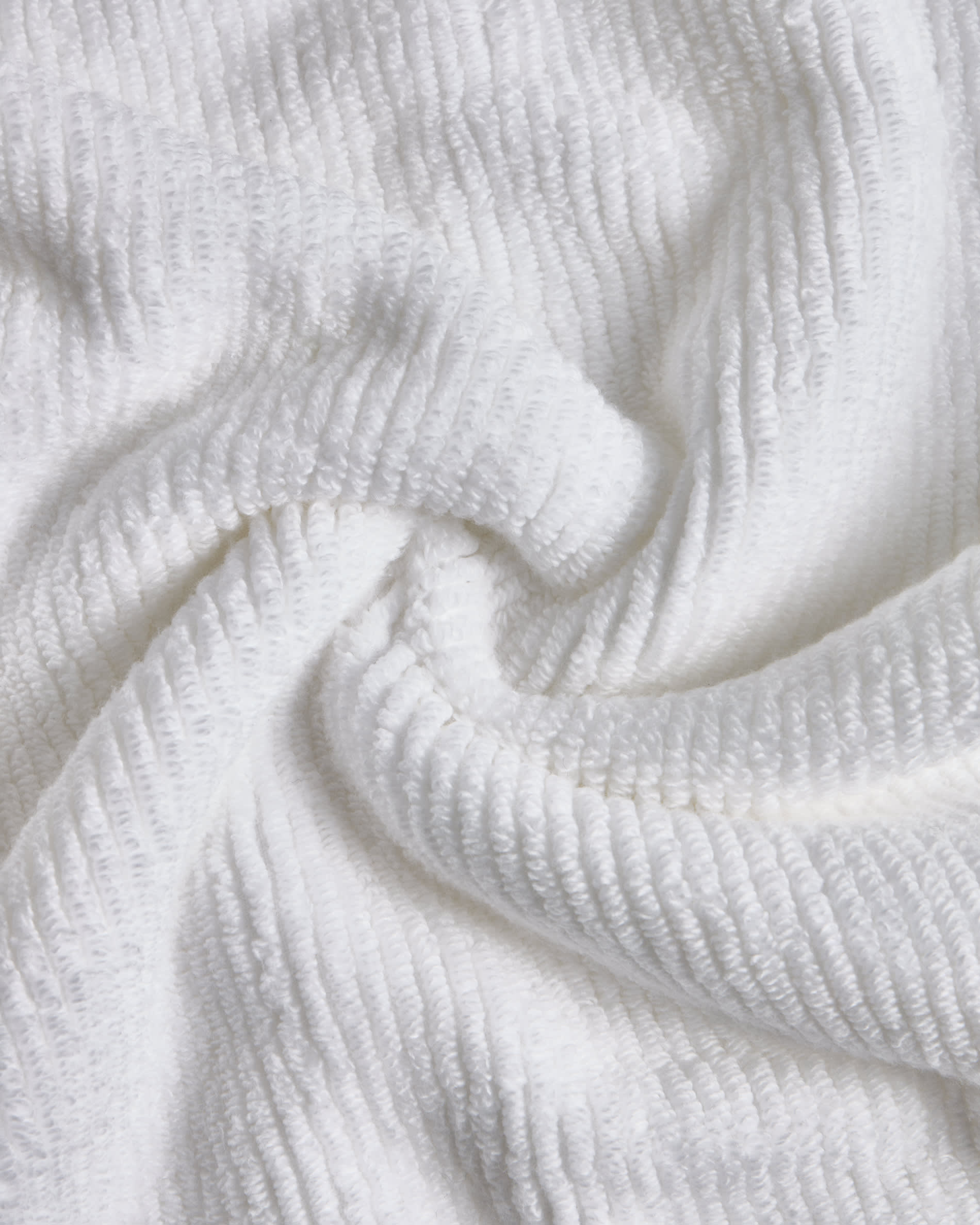 Olvira 100% cotton white jacquard hand towel 50 x 90cm