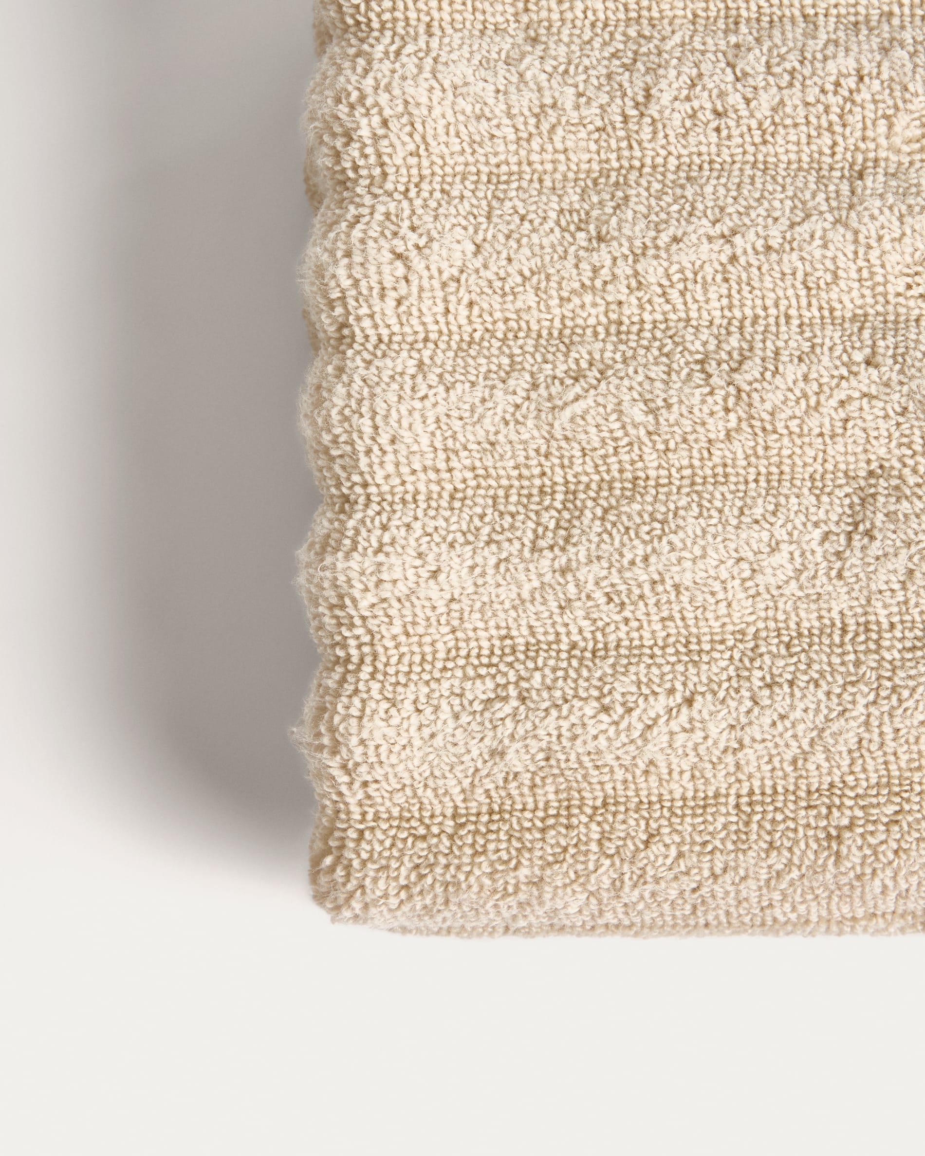 Navira 100% cotton beige face towel 30 x 50cm
