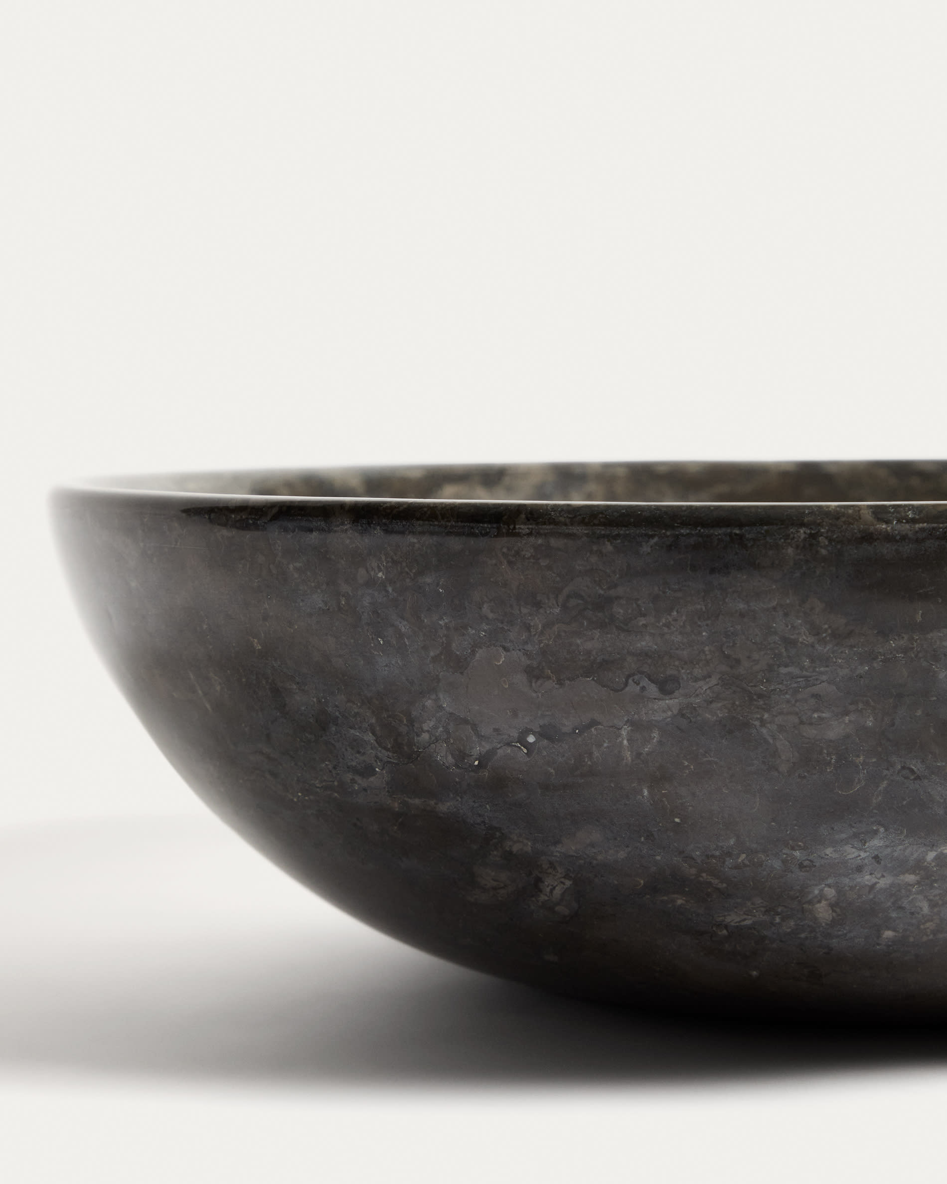 Darnen grey marble countertop washbasin Ø 35cm