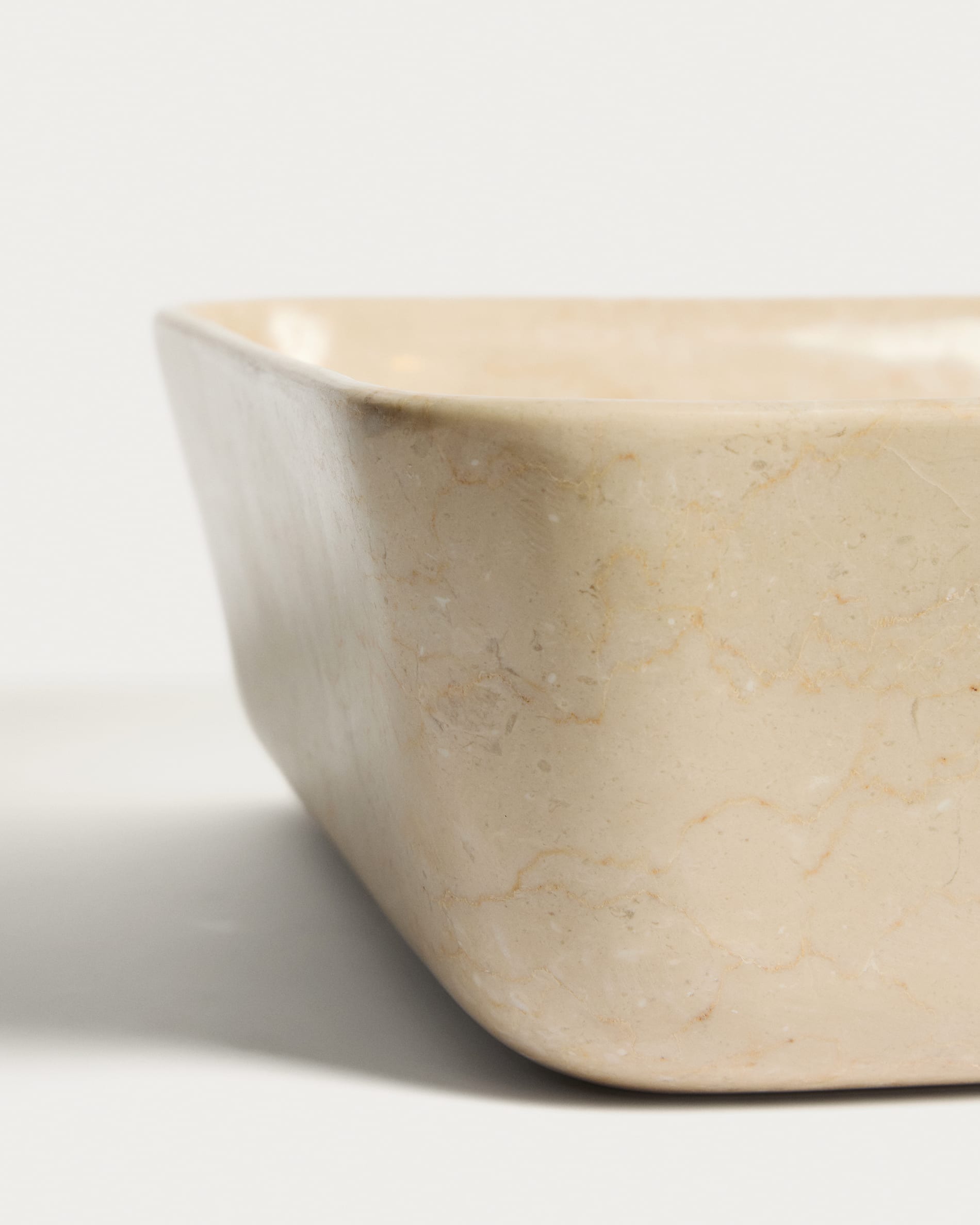 Darnen beige marble countertop washbasin 55 x 35cm