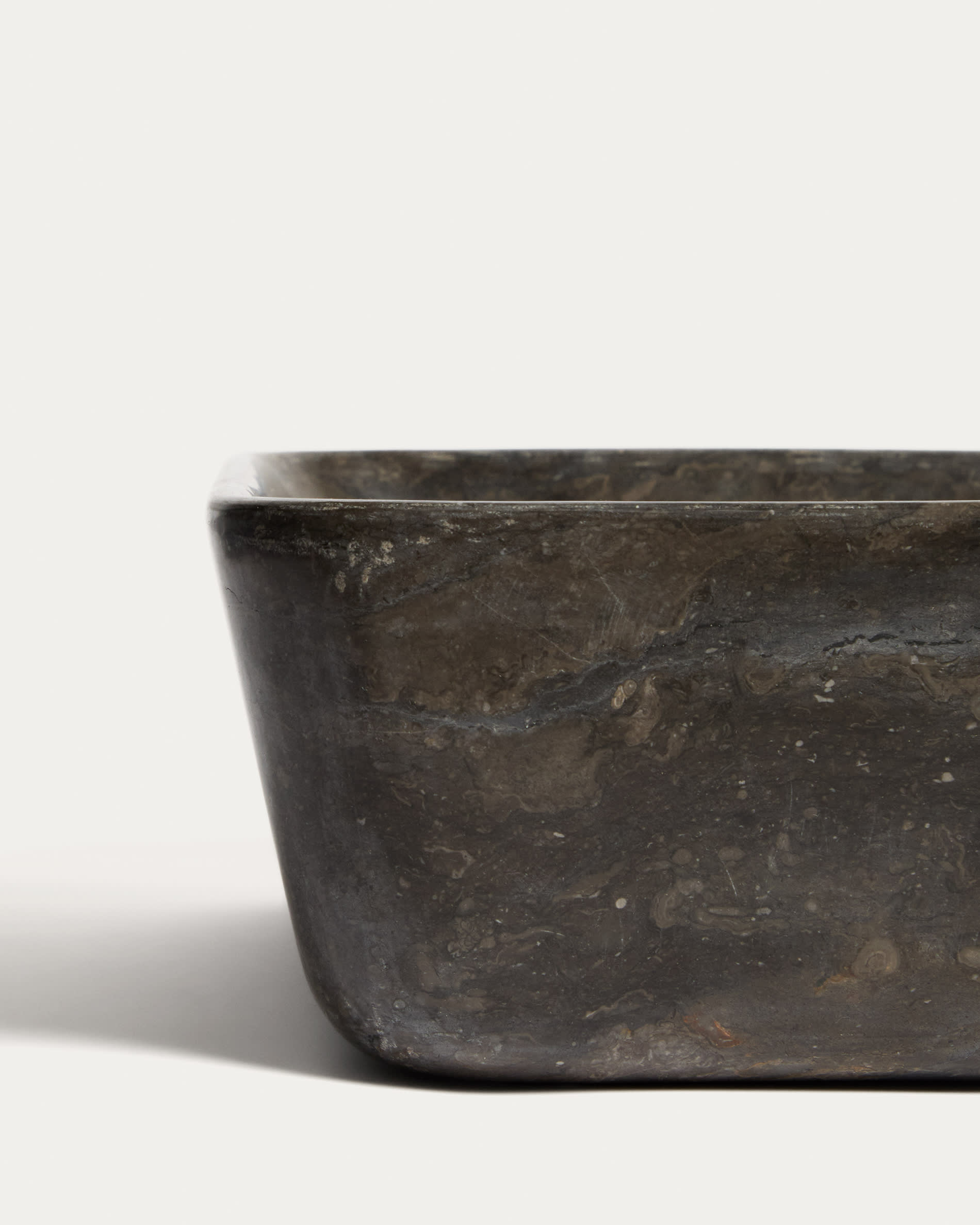 Darnen grey marble countertop washbasin 55 x 35cm