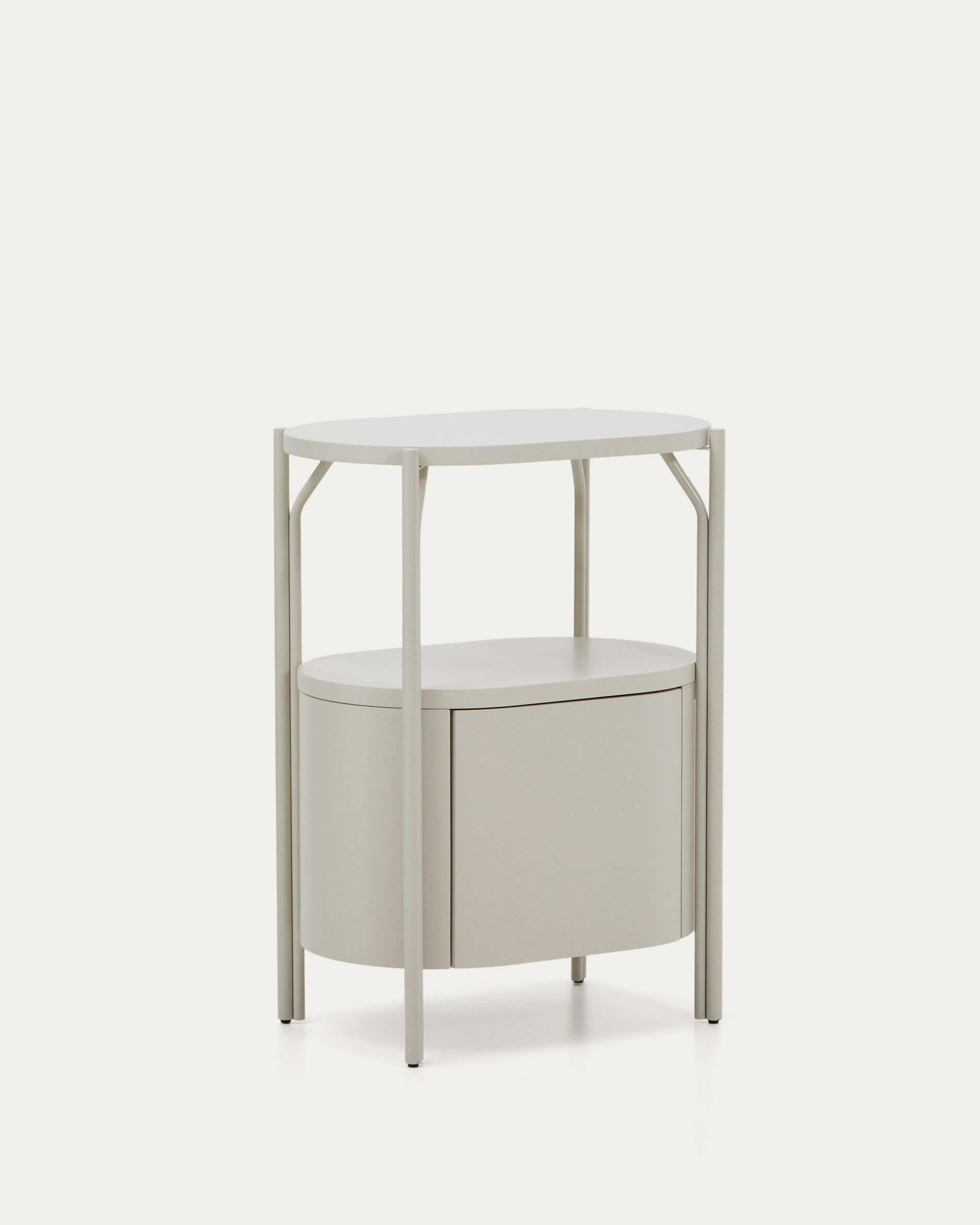 Arely bathroom vanity unit with steel structure and white lacquered MDF 60 x 40cm