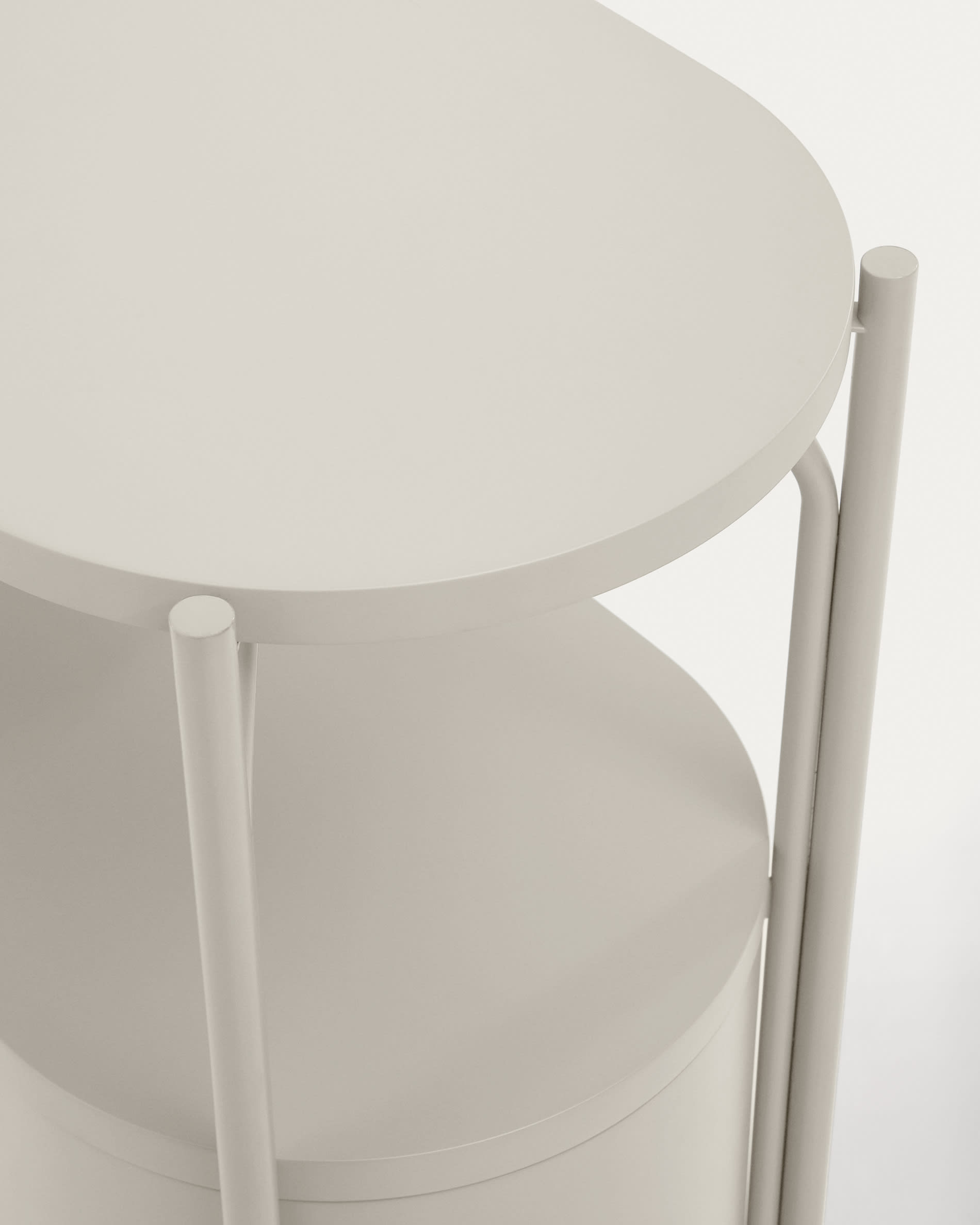 Arely bathroom vanity unit with steel structure and white lacquered MDF 90 x 40cm