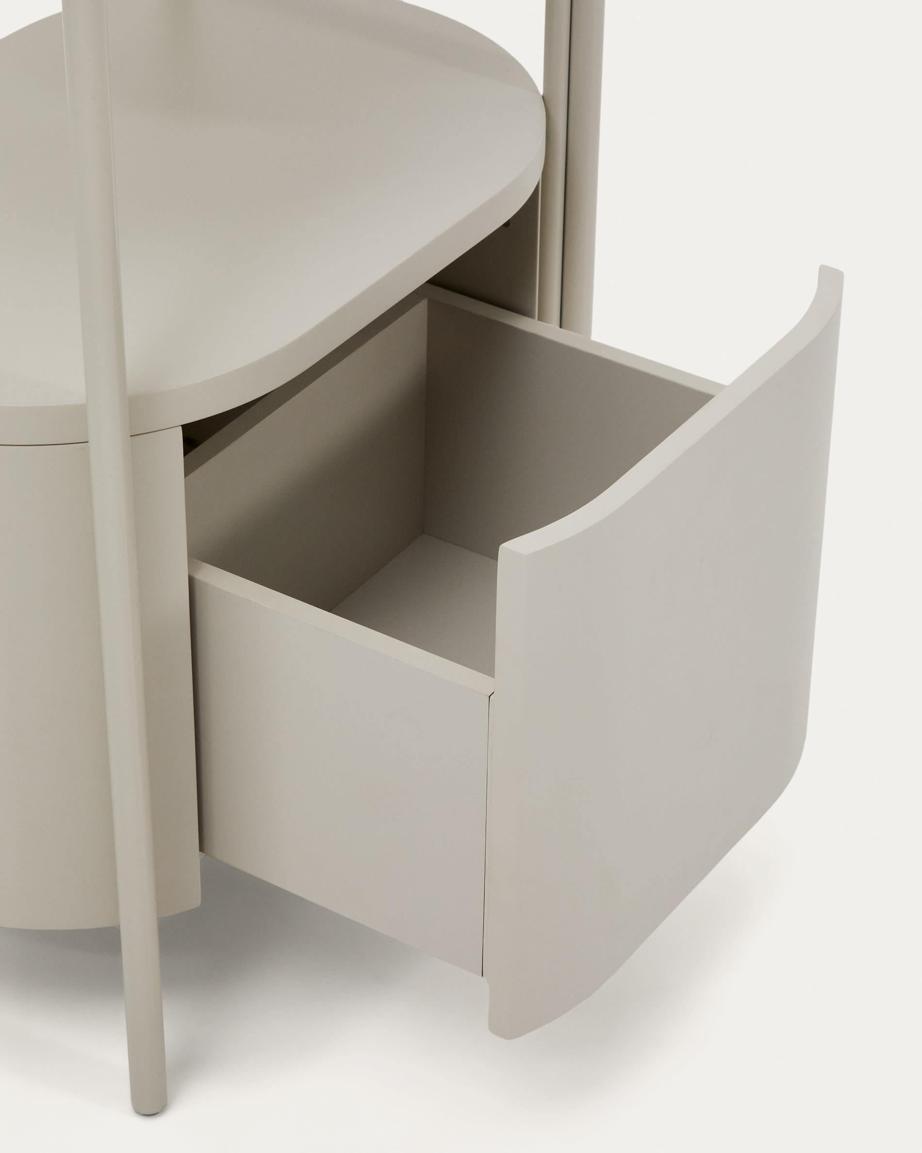 Arely bathroom vanity unit with steel structure and white lacquered MDF 60 x 40cm
